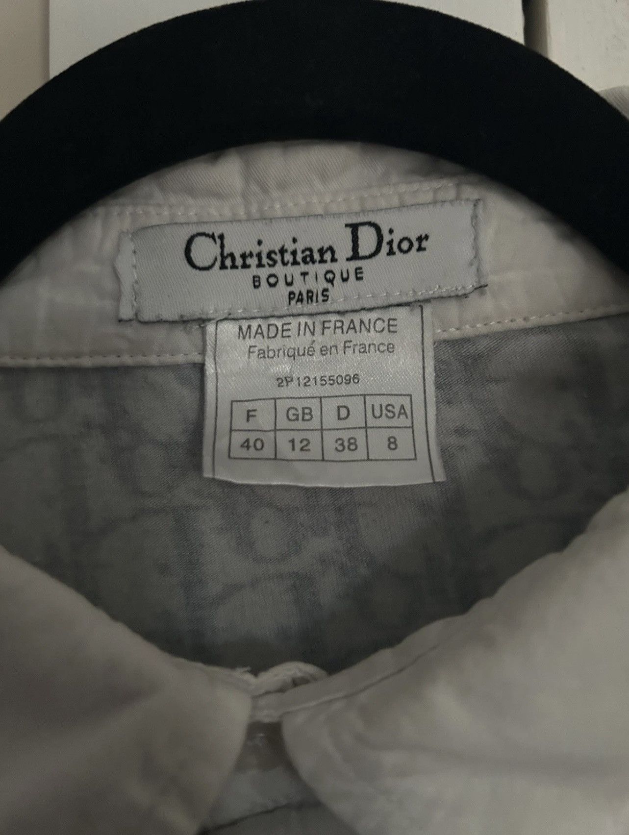 Dior Christian Dior Boutique Oblique Polo Shirt Size M / US 6-8 / IT 42-44 - 3 Thumbnail