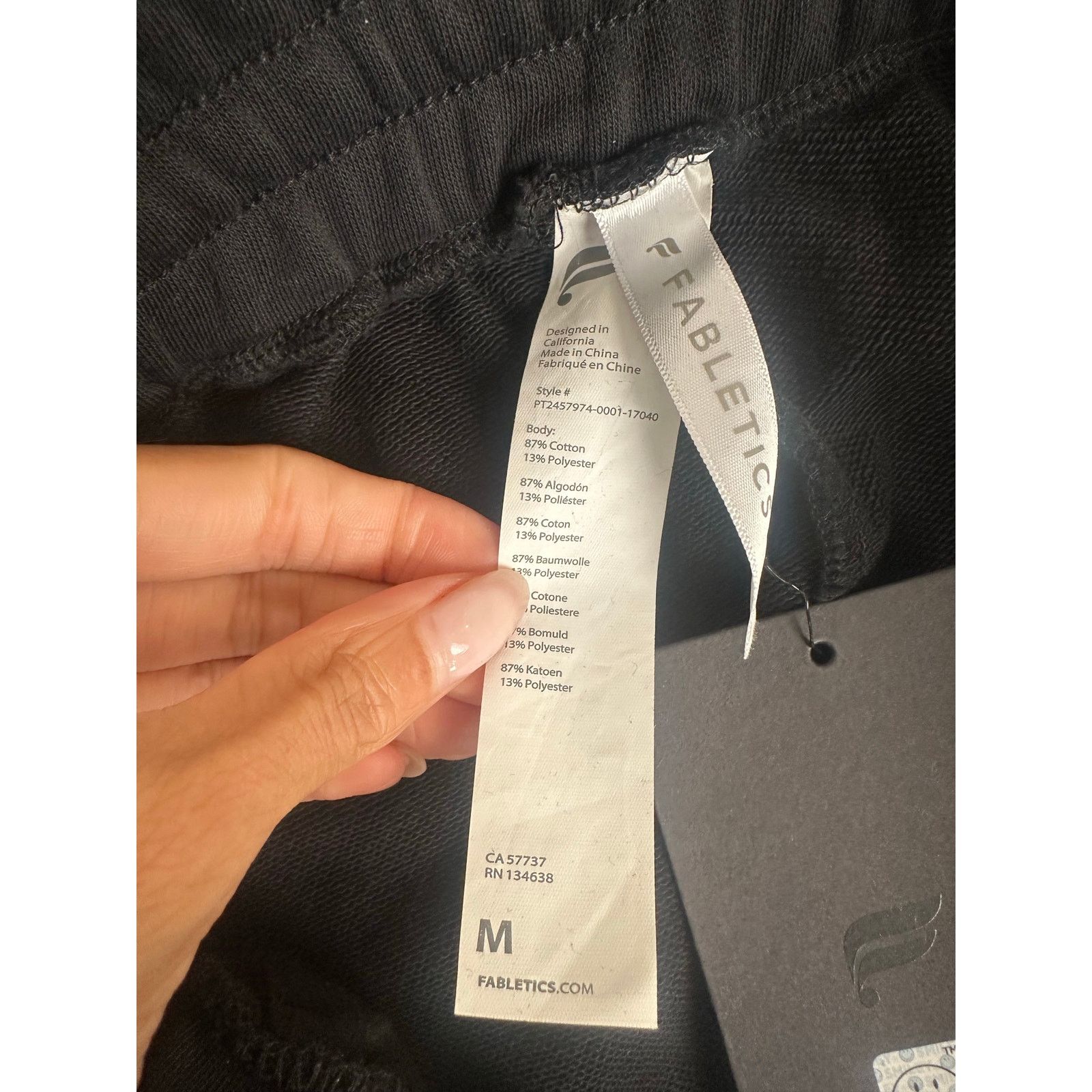 Fabletics Fabletics x S.W. Smiley Year Round Terry Jogger - Size M-NEW Size US 30 / EU 46 - 4 Thumbnail