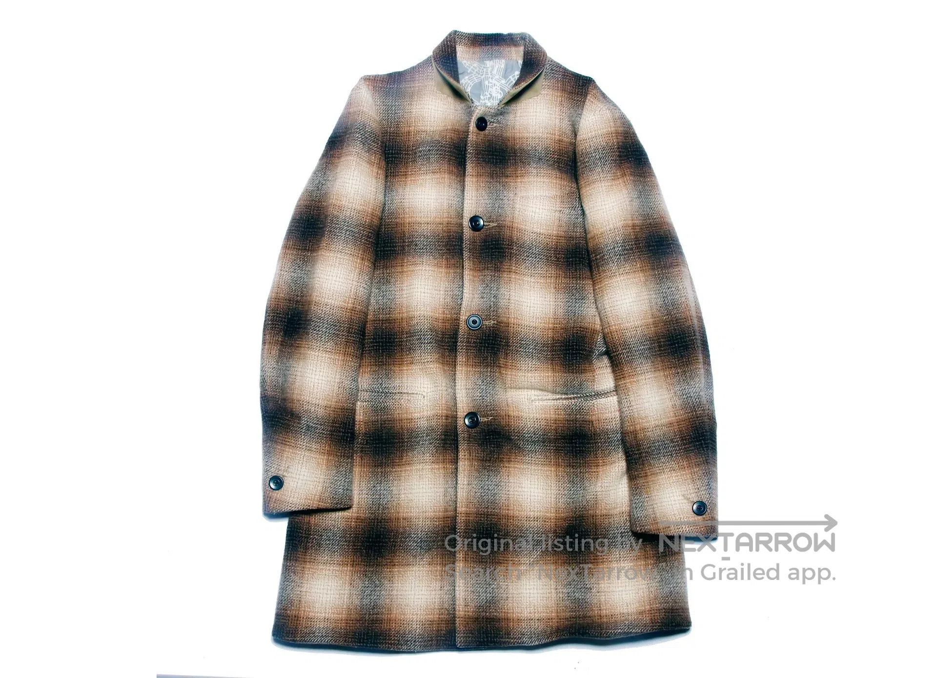 Number (N)ine number(n)ine Plaid Flannel Long Coat. Size US L / EU 52-54 / 3 - 1 Thumbnail