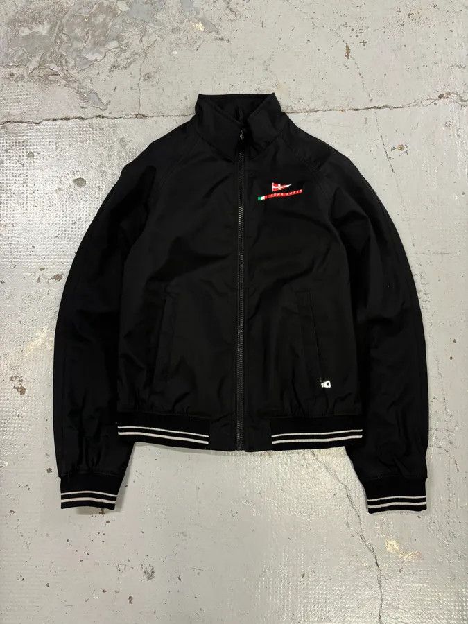 Prada 2000s Luna Rossa Navy Nylon Embroidered Logo Light Jacket Size M / US 6-8 / IT 42-44 - 1 Thumbnail