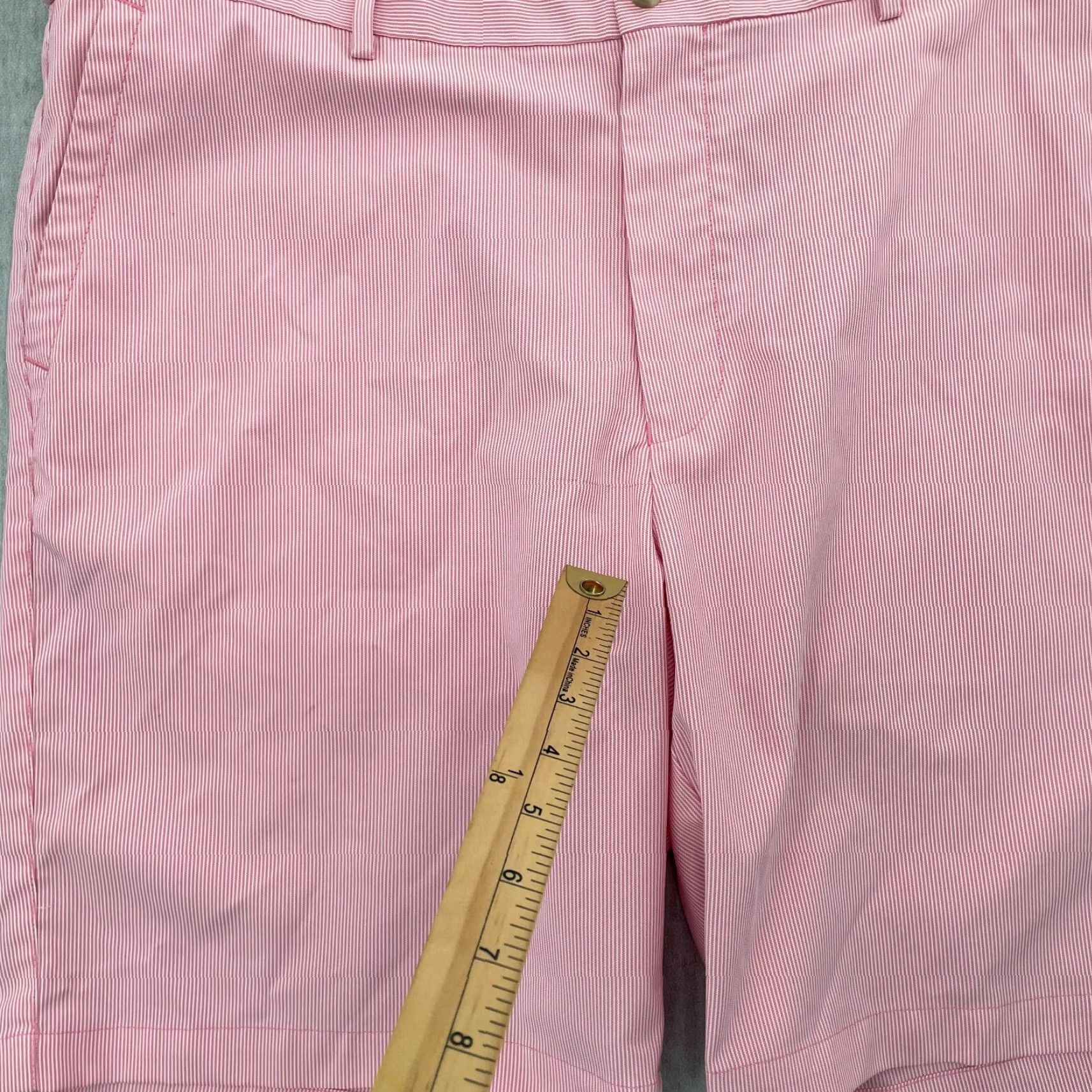 Peter Millar Peter Millar Crown Chino Golf Adult Shorts Mens 40 Pink Striped Pockets Sport Size US 40 / EU 56 - 7 Thumbnail