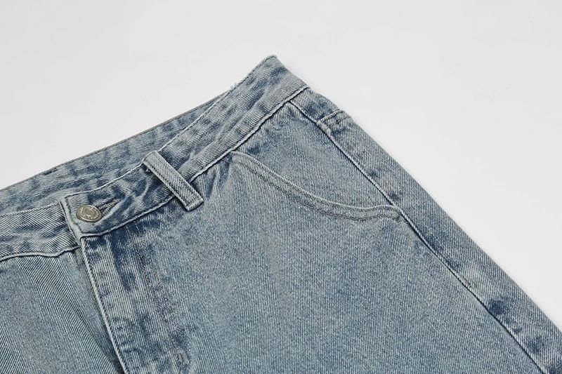 Japanese Brand × Vintage Straight jeans Harajuku style patchwork retro stars Size US 32 / EU 48 - 7 Thumbnail