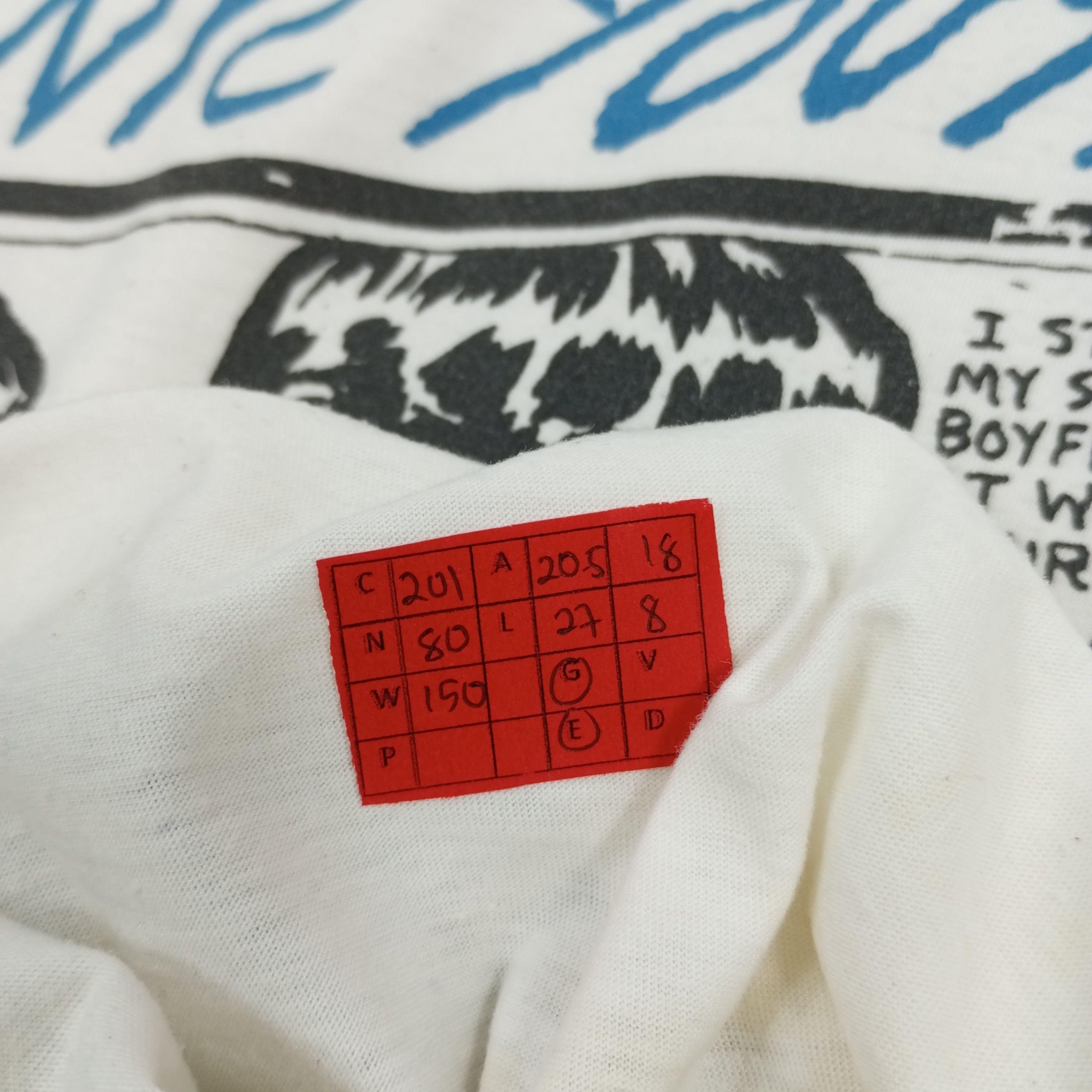 Band Tees × Vintage Sonic Youth Rock Band Tshirt Size US M / EU 48-50 / 2 - 9 Thumbnail