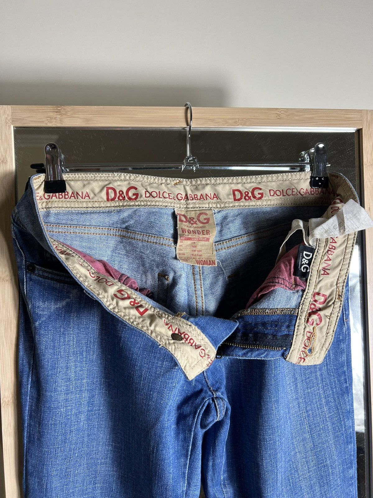 Dolce & Gabbana Vintage Dolce & Gabbana Wonder Very Tight Jeans Avantgarde Size 27" / US 4 / IT 40 - 10 Thumbnail