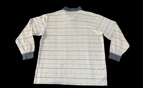 Vintage 90s Yves Saint Lauren Pour Homme Striped Pocket Polo Tee Size US XL / EU 56 / 4 - 2 Thumbnail