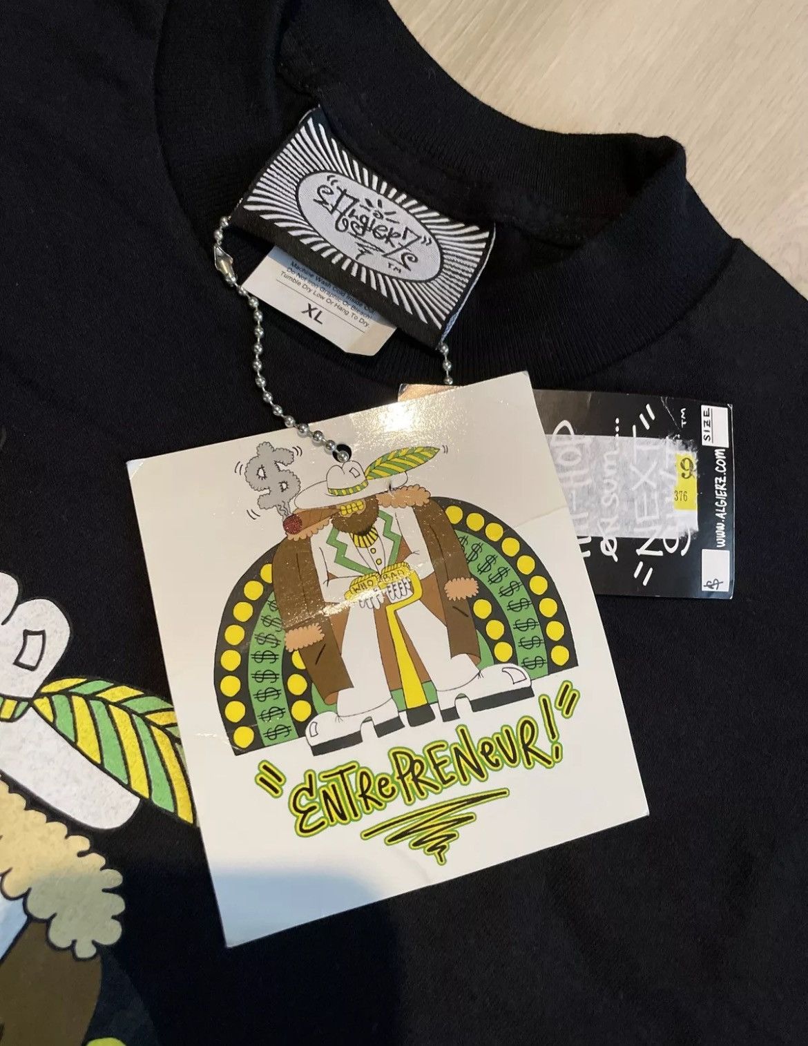 Rap Tees × Vintage Deadstock Vintage Y2K Algierz Entrepreneur rap tee mens XL Size US XL / EU 56 / 4 - 4 Thumbnail