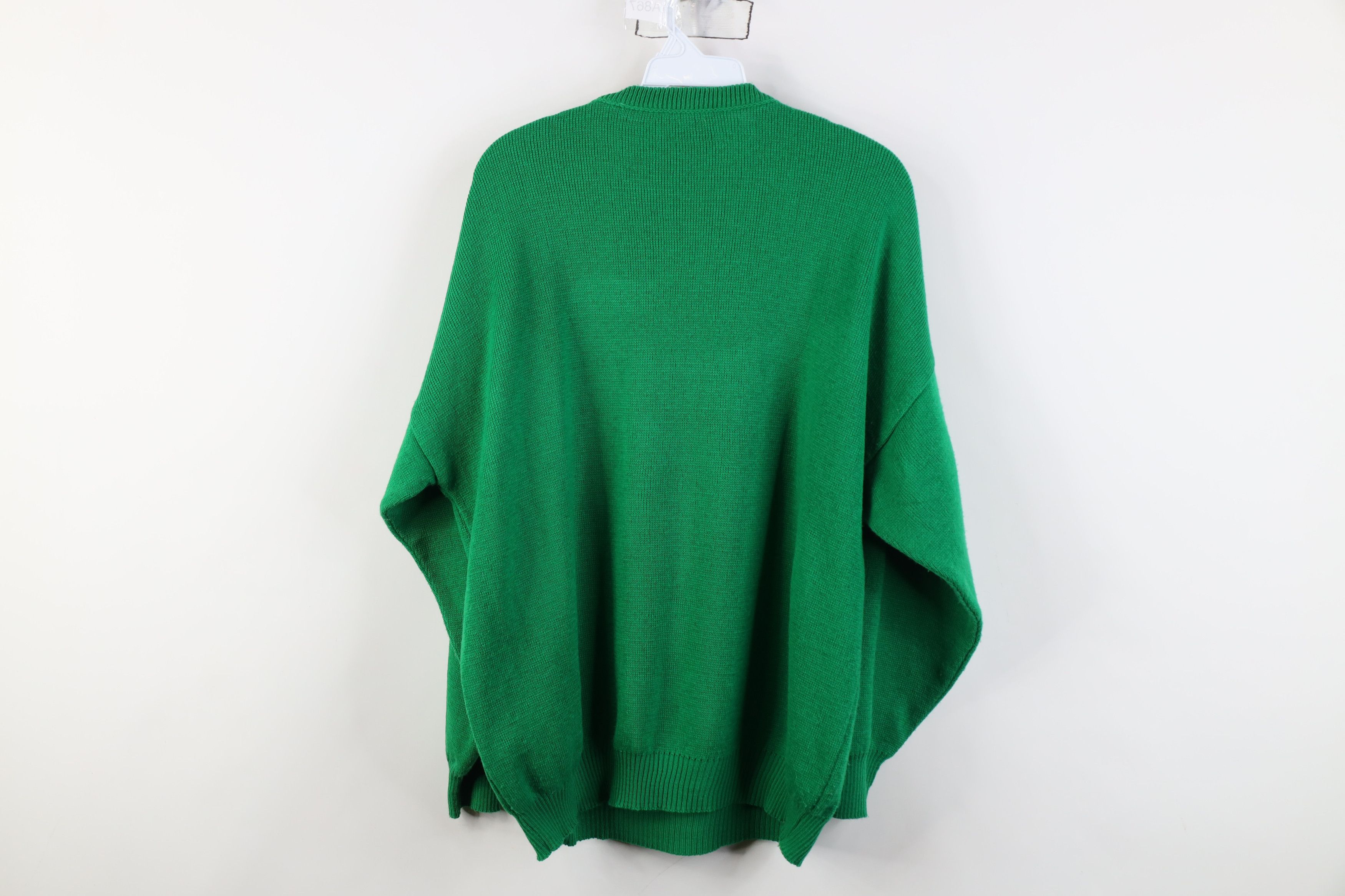 Vintage Vintage 90s Streetwear Claddagh Gaelic Knit Crewneck Sweater Size M / US 6-8 / IT 42-44 - 12 Thumbnail