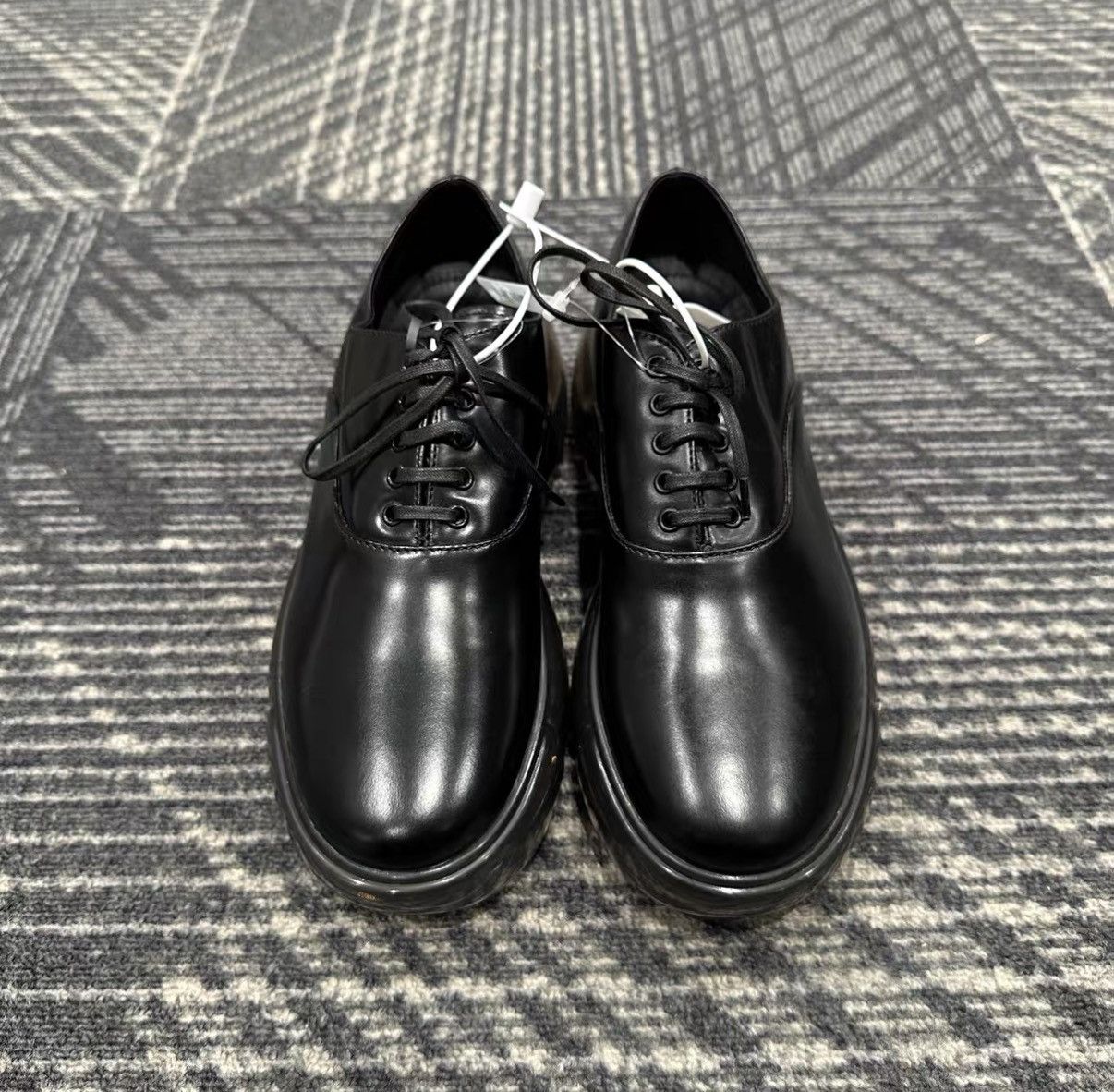 Prada Prada Black Box Calfskin Transparent Platform Loafers J42 Size US 6.5 / IT 36.5 - 2 Thumbnail