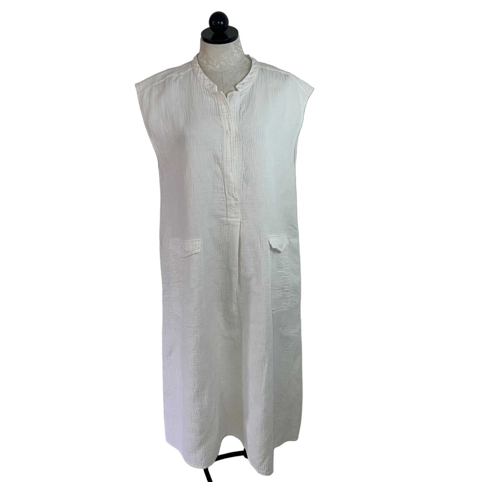 image of Kristensen Du Nord Womens Dress Size Large White Midi