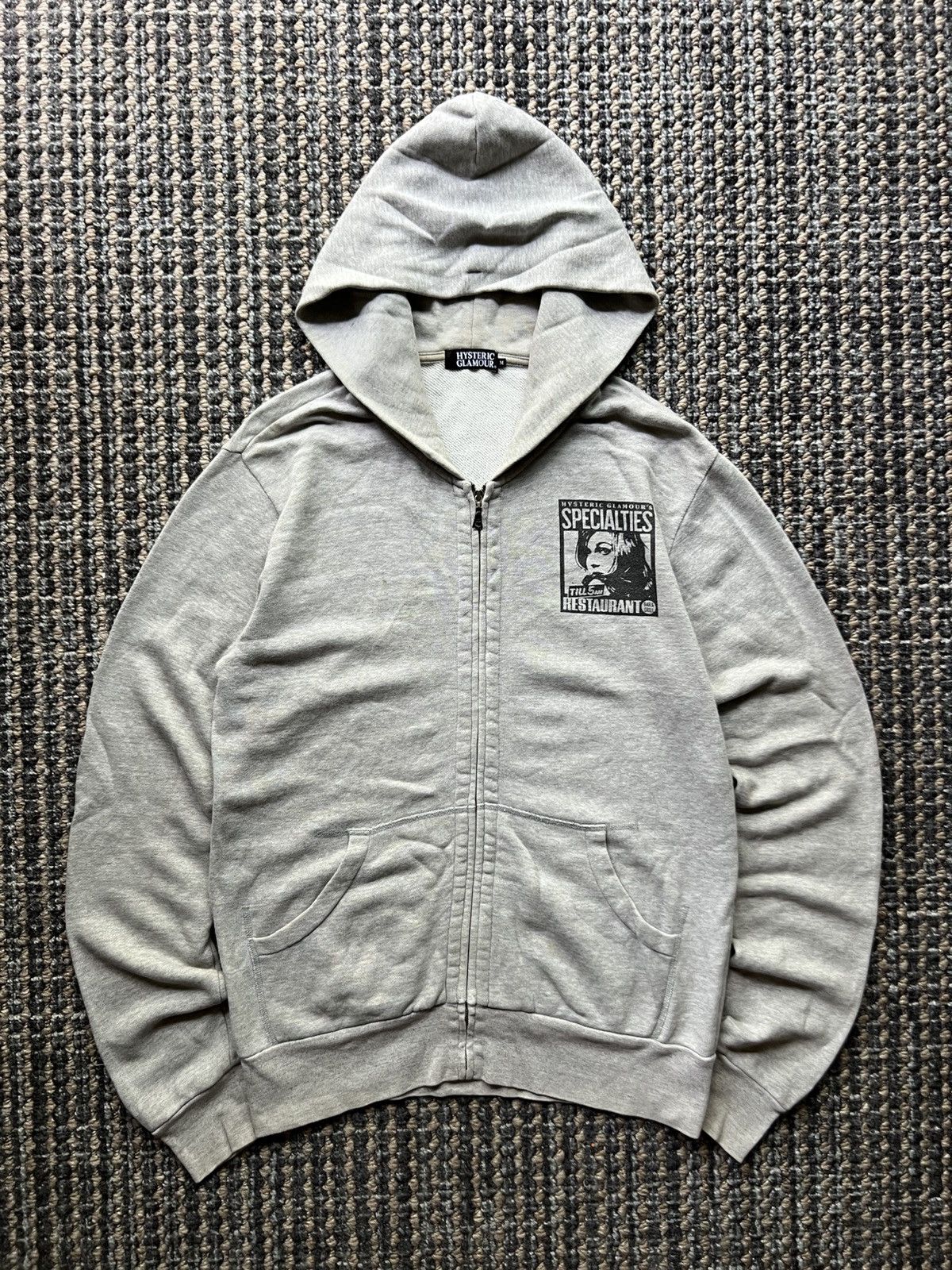 Hysteric Glamour Hysteric Glamour Open Bar Till 5 AM Naked Girl Zip Hoodie Size US M / EU 48-50 / 2 - 2 Thumbnail