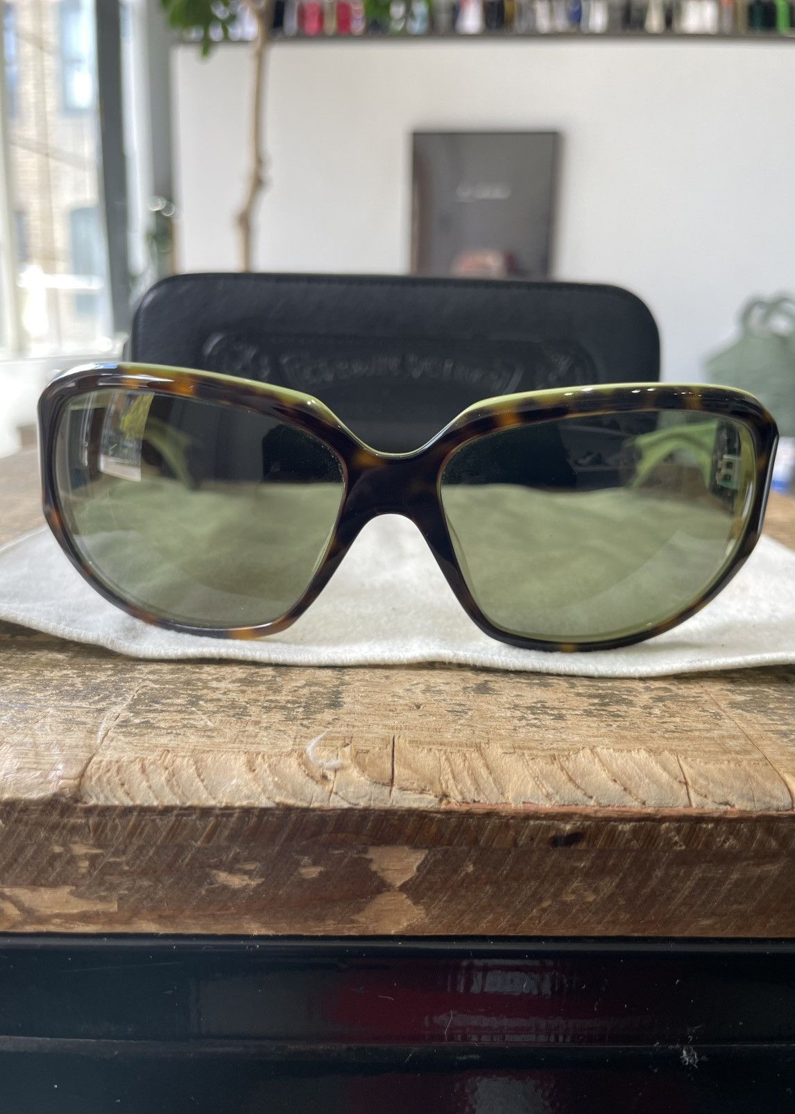 Chrome Hearts Chrome Hearts CREAM Sunglasses Vintage Size ONE SIZE - 1 Thumbnail