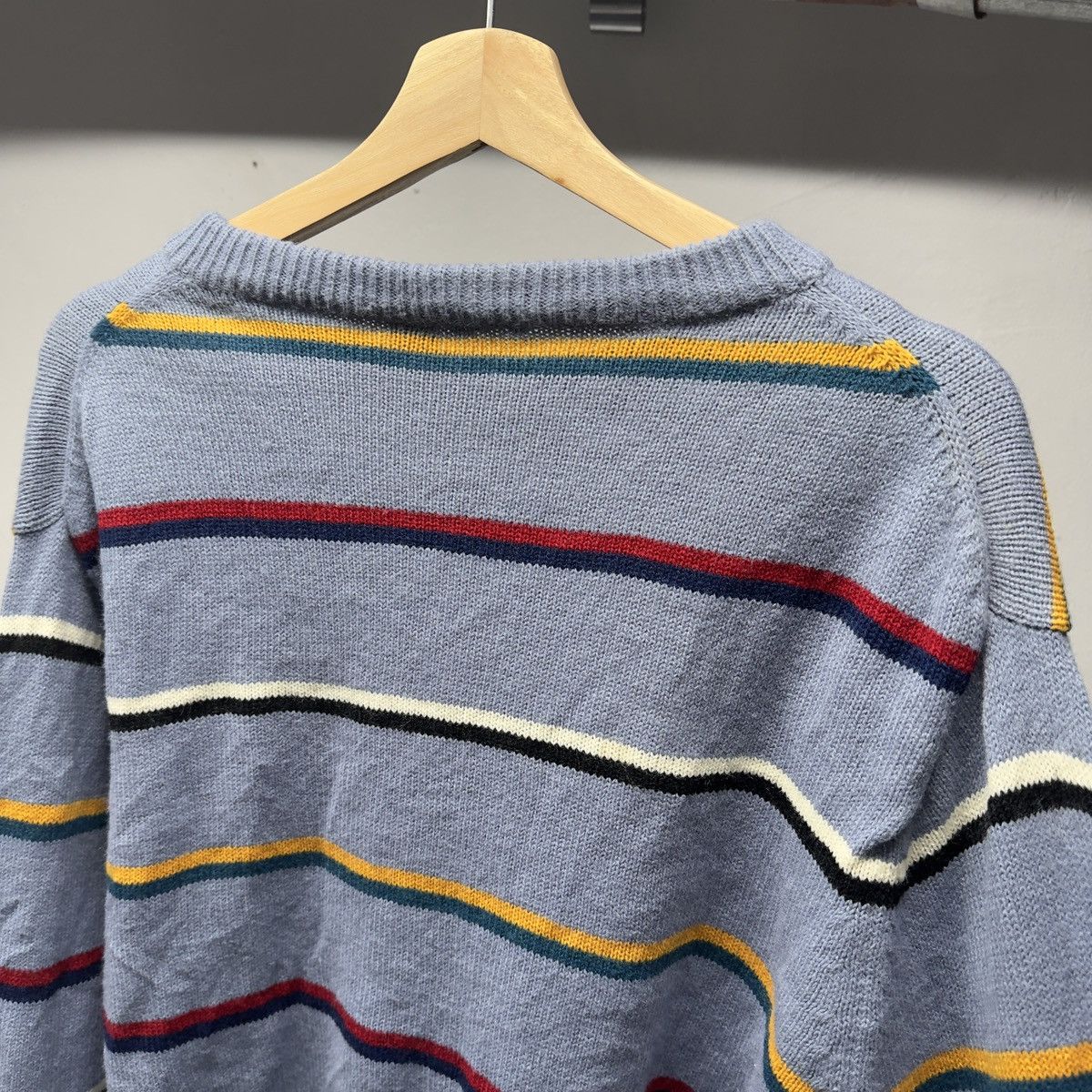 Vintage Vintage Striped Knit Sweater ERD ERL Grunge Skater Chrome Size US L / EU 52-54 / 3 - 7 Thumbnail