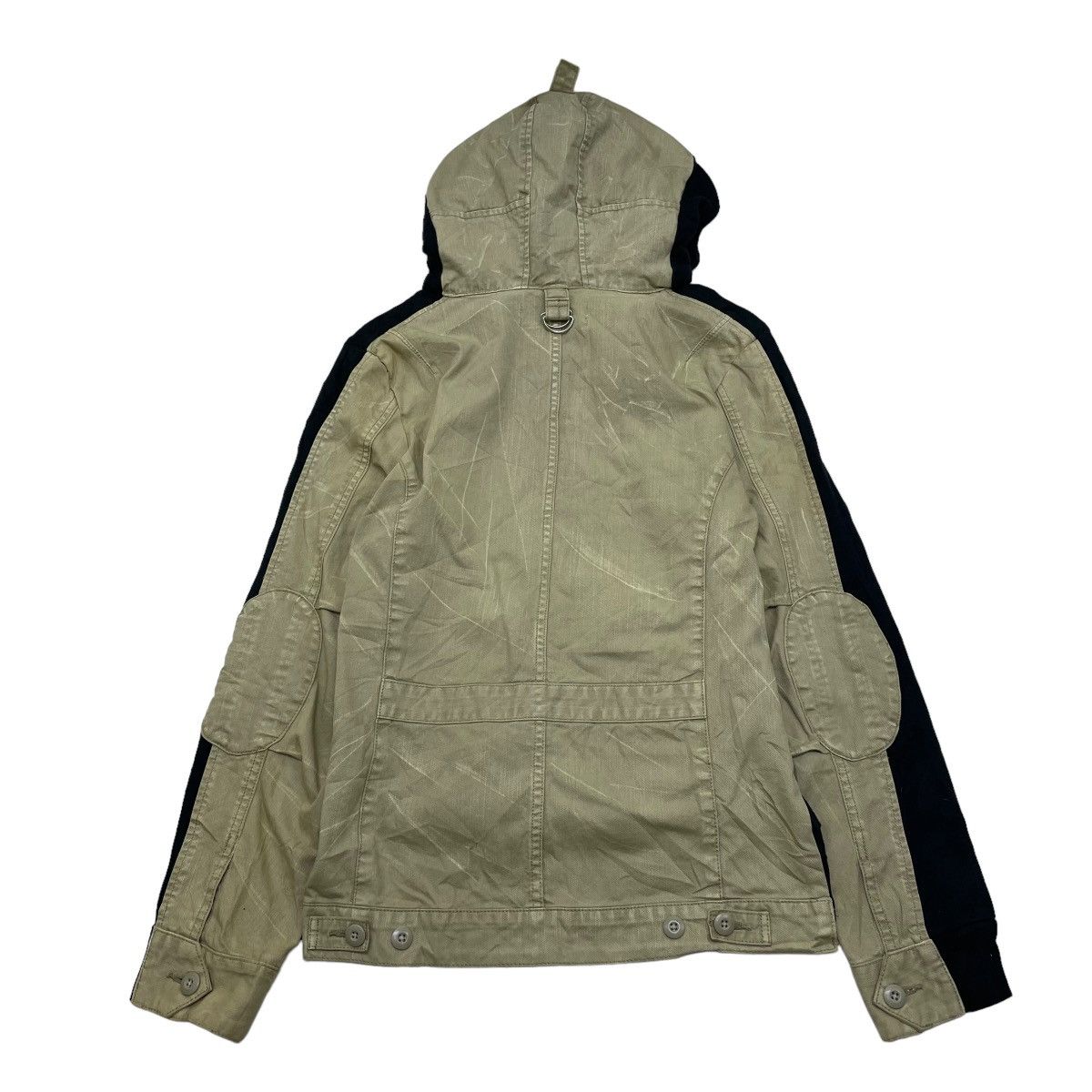 14th Addiction 💥Editors Two Tone Double Ellbow Hooded Jacket Size US M / EU 48-50 / 2 - 2 Thumbnail