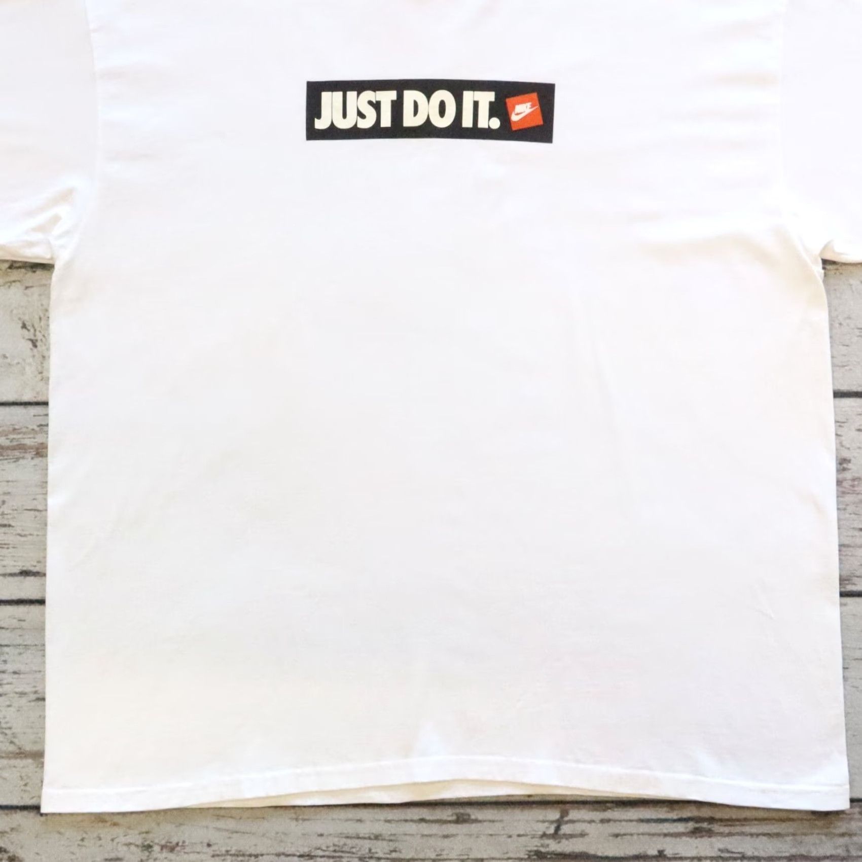 Nike VINTAGE Nike Just Do It TShirt Shirt XL 2XL White Men Tshirt Short Sleeve 2000s Mens Size US XXL / EU 58 / 5 - 3 Thumbnail