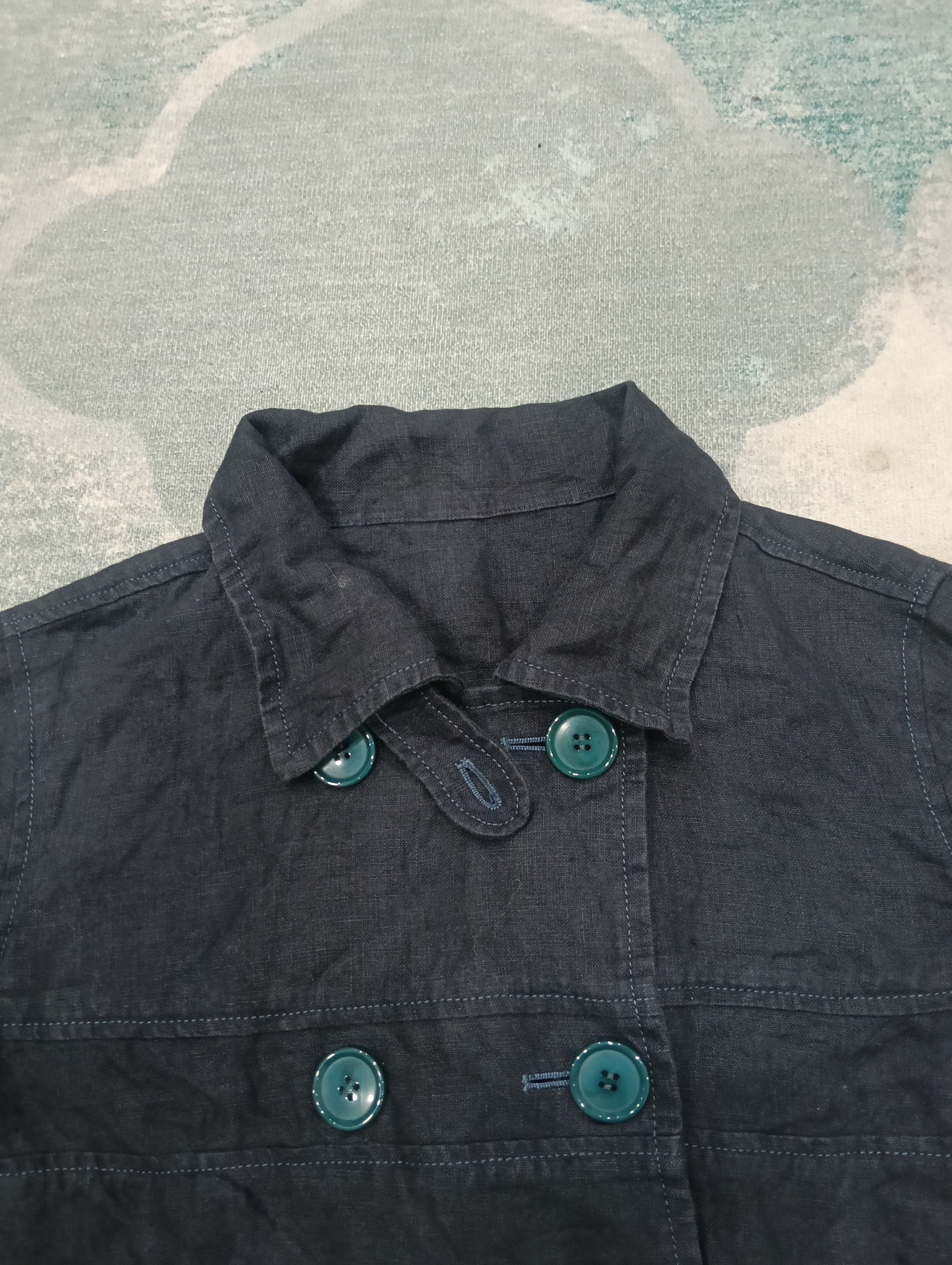 Japanese Brand × Vintage Fou Forget Linen Jacket Japanese Brand Size S / US 4 / IT 40 - 8 Thumbnail
