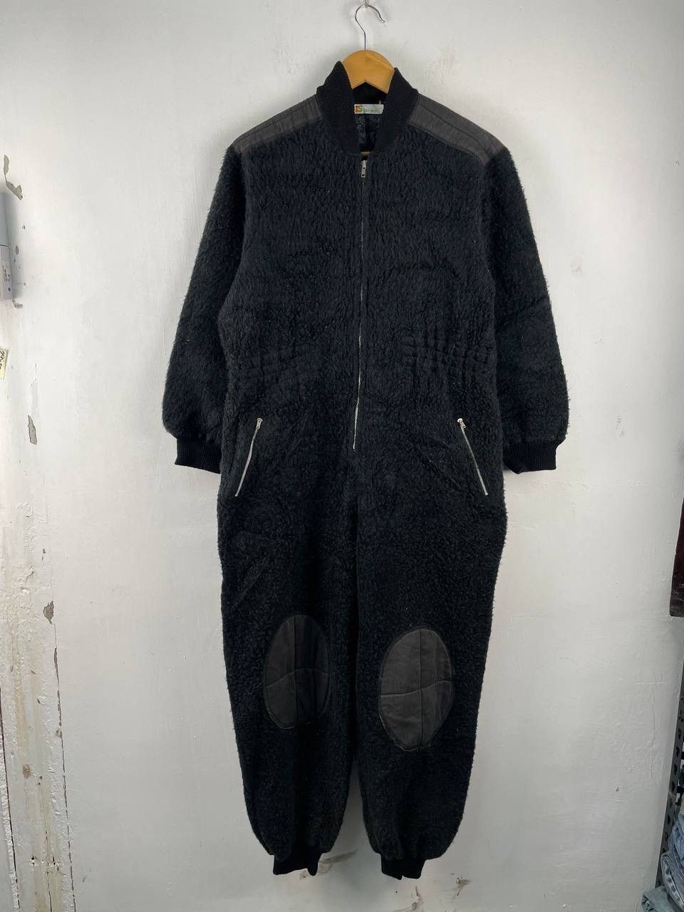 Issey Miyake × Vintage Vintage 70s Runway Issey Sport Mohair Jumpsuits Coverall Size US 33 - 6 Thumbnail