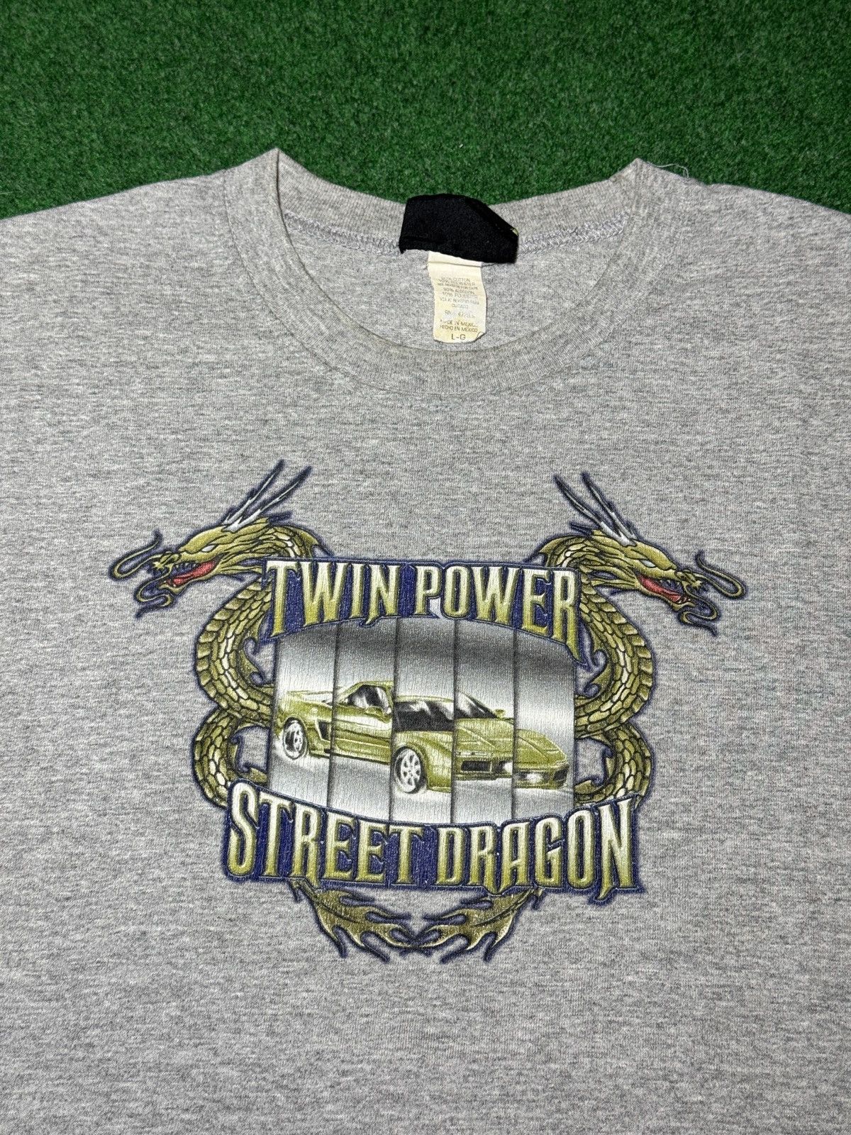 Vintage Honda NSX Y2K Twin Power Dragon Jnco Lrg Sleeveless T Shirt Size US L / EU 52-54 / 3 - 2 Thumbnail