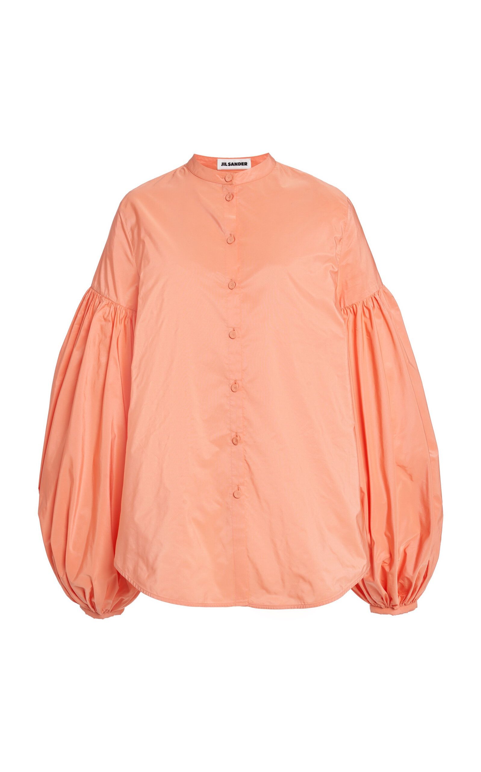 Jil Sander o1y1025 Solid Color Shirt in Salmon Pink Size XS / US 0-2 / IT 36-38 - 1 Thumbnail