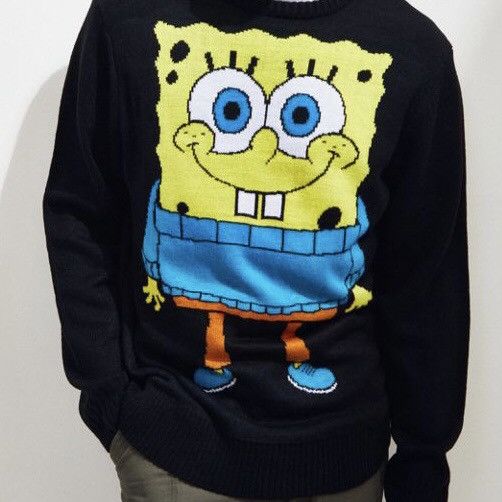 Nickelodeon × Urban Outfitters SpongeBob SquarePants thick knit sweater Size US L / EU 52-54 / 3 - 2 Thumbnail