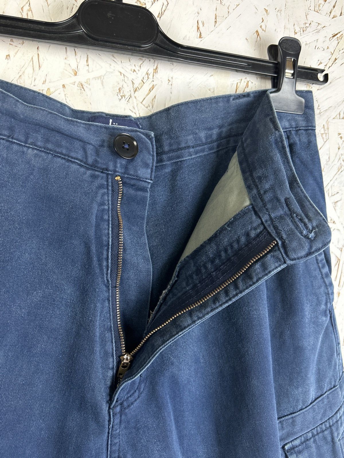 Stussy 90s Vintage Stussy Star Embroidery Cargo Shorts Navy Blue Size US 30 / EU 46 - 6 Thumbnail