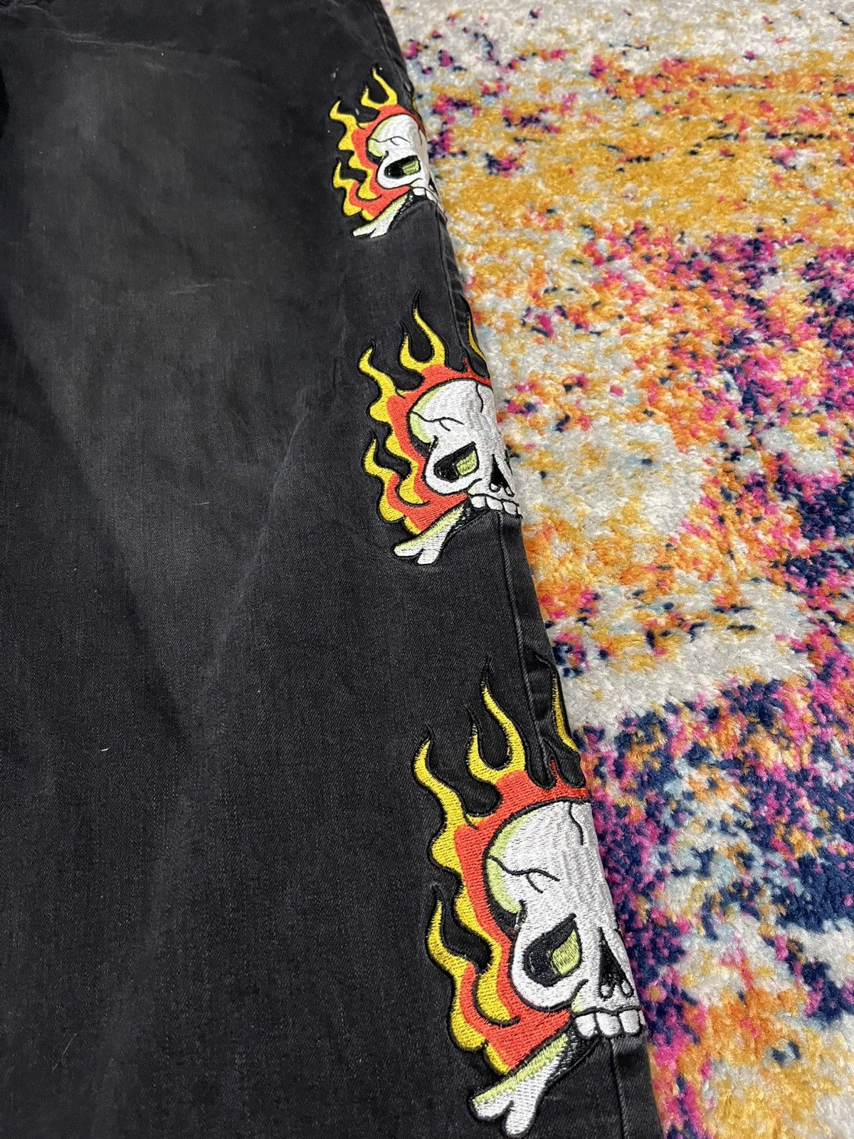 Ed Hardy Y2K Ed Hardy Paint jeans Size US 34 / EU 50 - 4 Thumbnail