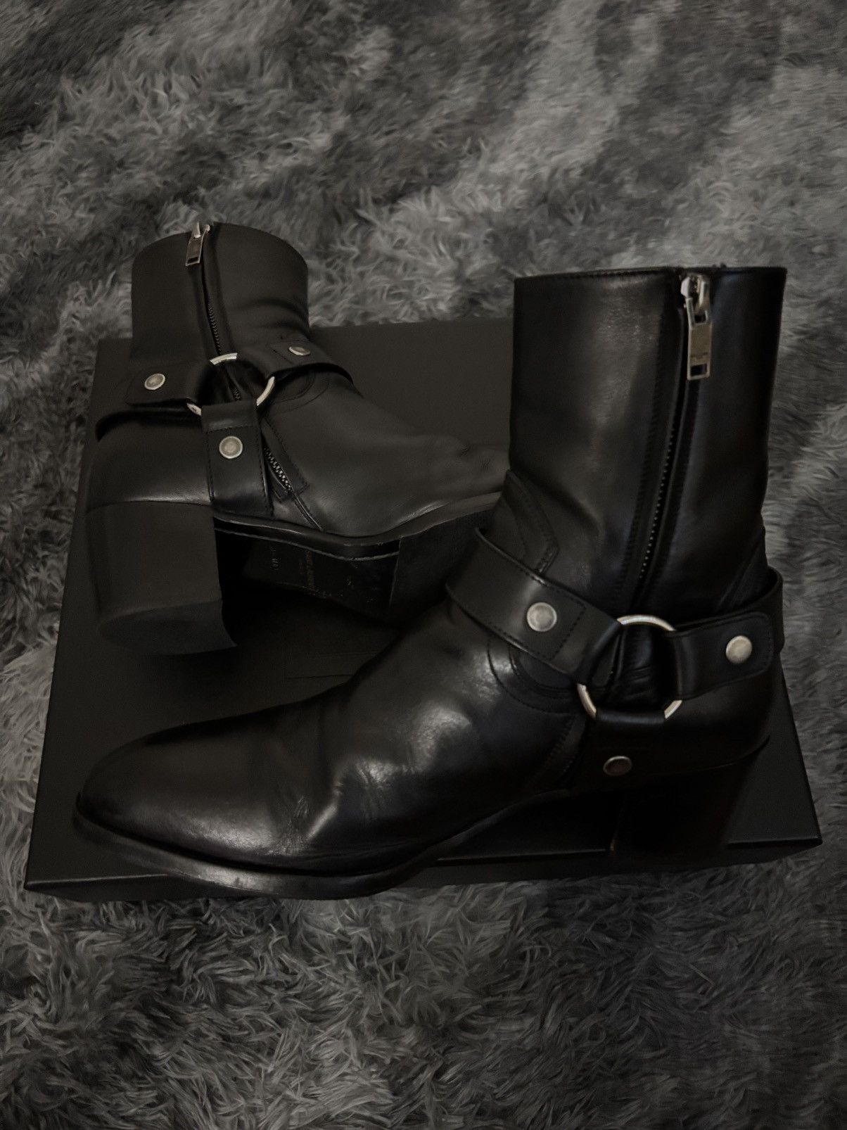 Saint Laurent Paris FW16 saint laurent paris wyatt harness boots 60mm Size US 8 / EU 41 - 3 Thumbnail