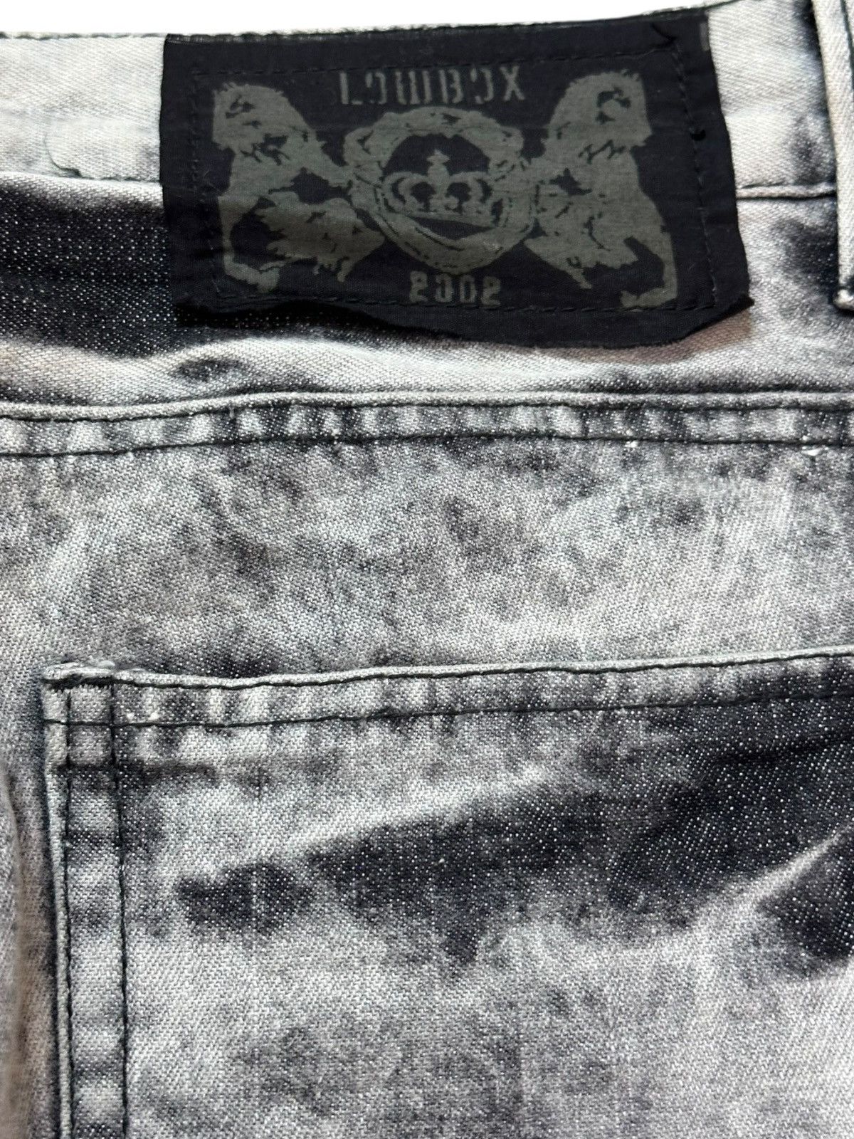 LOWBOX Vintage Lowbox Burnt Ashes Baggy Wide Leg Denim Size US 34 / EU 50 - 8 Thumbnail