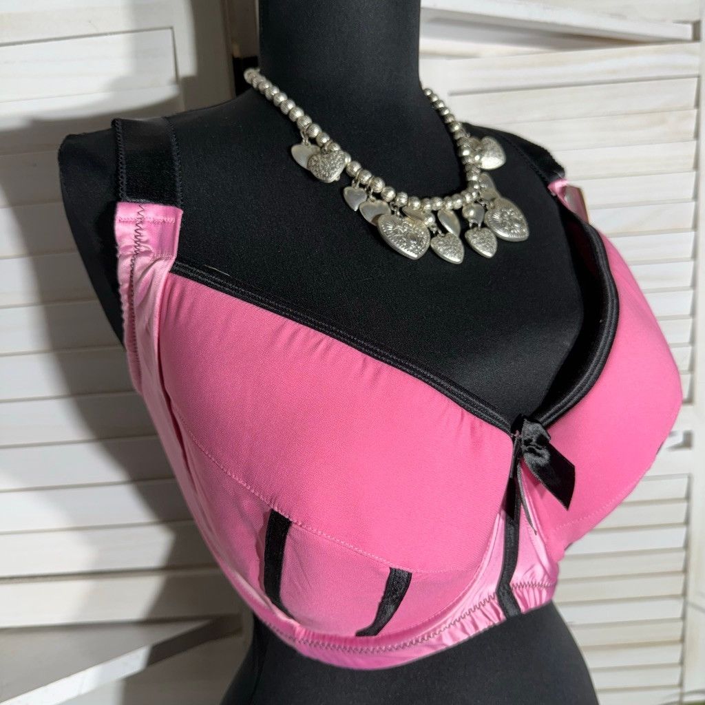 Vintage NWT extra support bra special rare size 30K hot pink unique Size ONE SIZE - 5 Thumbnail