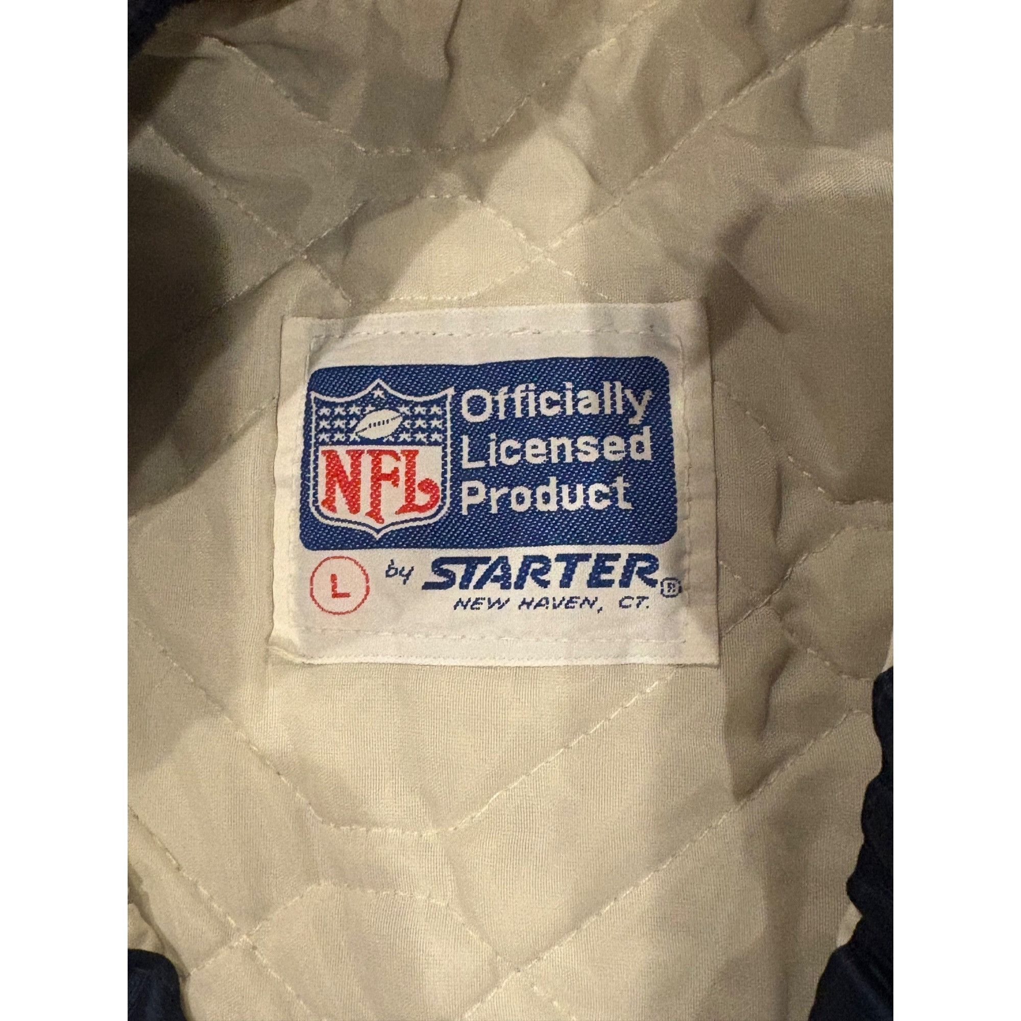 Starter Vintage 90's NFL Starter Dallas Cowboys Satin Jacket Men's S Size US L / EU 52-54 / 3 - 6 Thumbnail