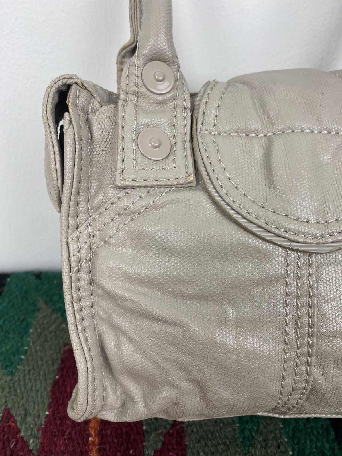Diesel Y2K 2000's Diesel Genuine Leather Handle Bag Size ONE SIZE - 6 Thumbnail