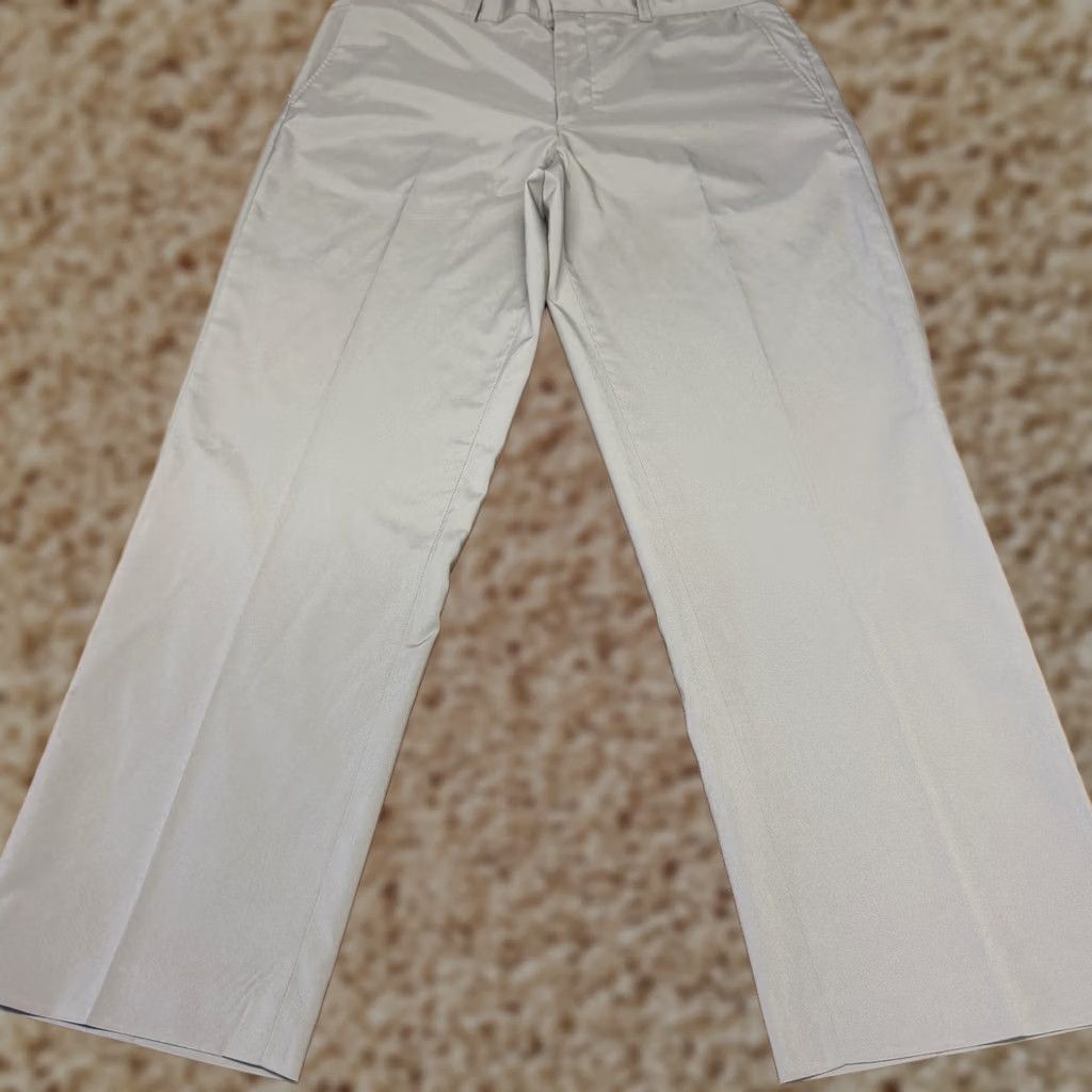 Vintage Alan Flusser Mens Gray Dress Pants 36x30 Flat Front Microfiber Classic Business Size US 36 / EU 52 - 1 Thumbnail