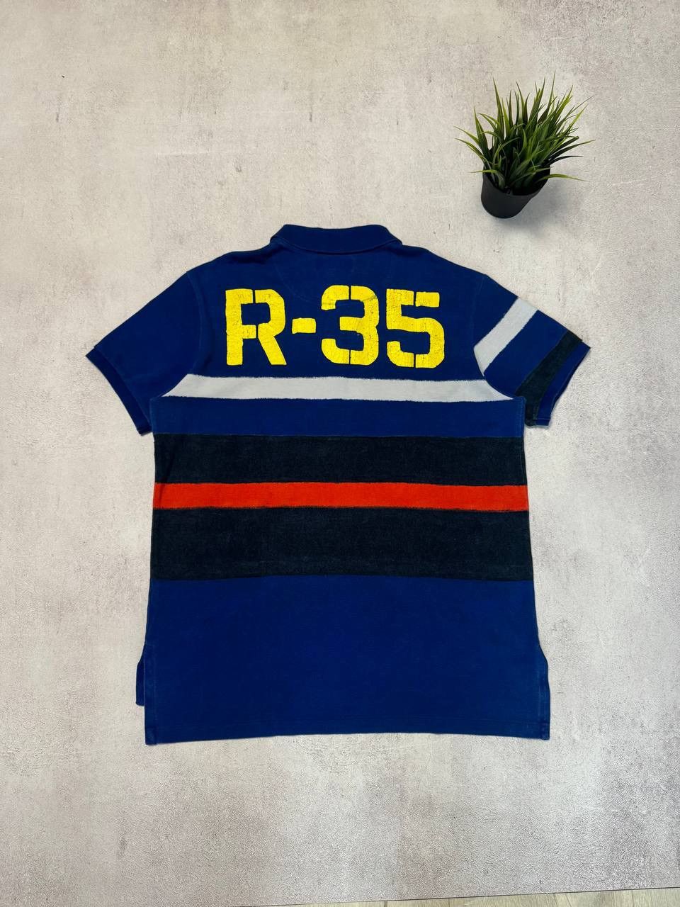 Polo Ralph Lauren × Vintage Vintage Polo Ralph Lauren Polo Shirt R-35 Big Logo y2k 90s Size US L / EU 52-54 / 3 - 2 Thumbnail