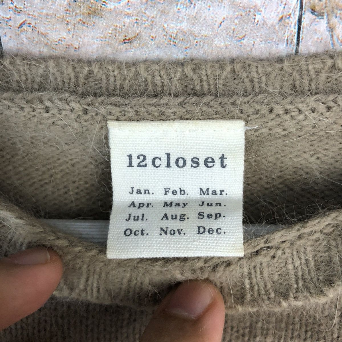 Vintage 12 Closet Brown Knitwear #A1212 Size US S / EU 44-46 / 1 - 9 Thumbnail