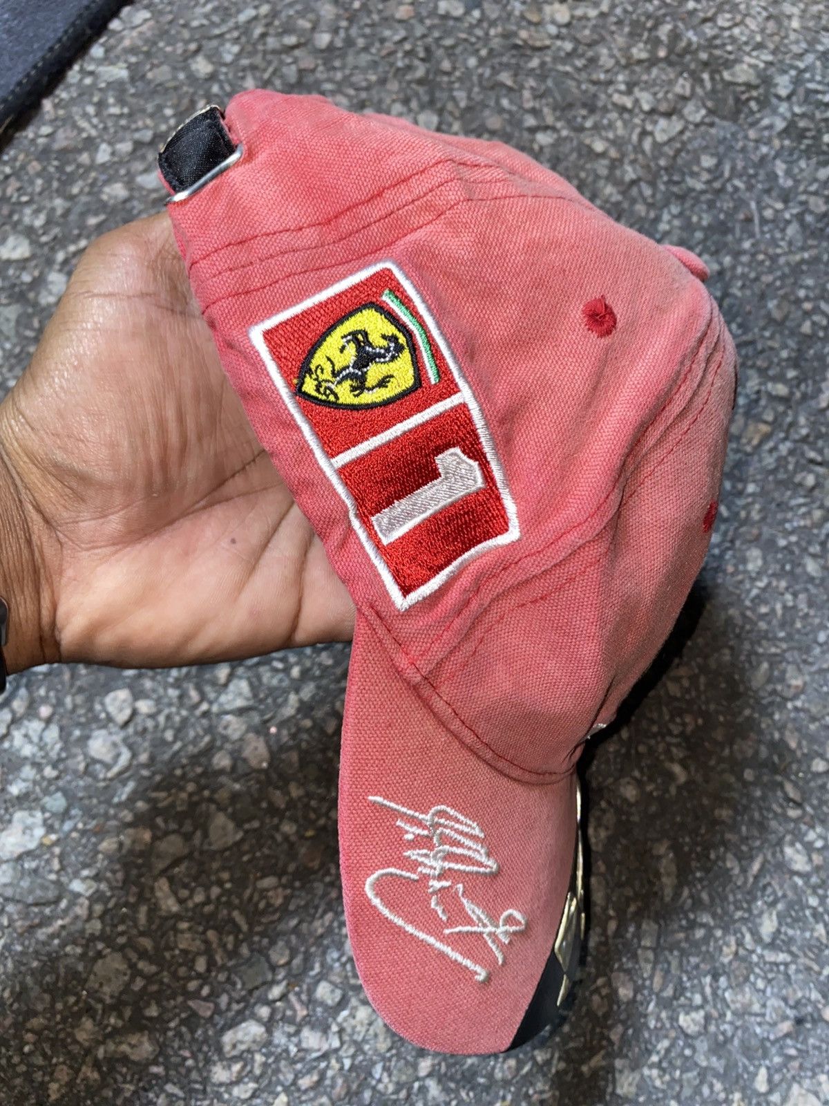 Ferrari Rare Vintage Hats Ferrari x Nascar Vintage Y2K 1996 Original Size ONE SIZE - 7 Thumbnail