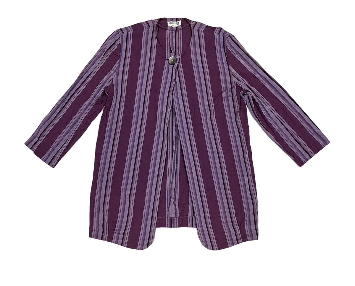 Carven × Vintage Vintage Coordonnes CARVEN PARIS Shirt Size L / US 10 / IT 46 - 1 Thumbnail