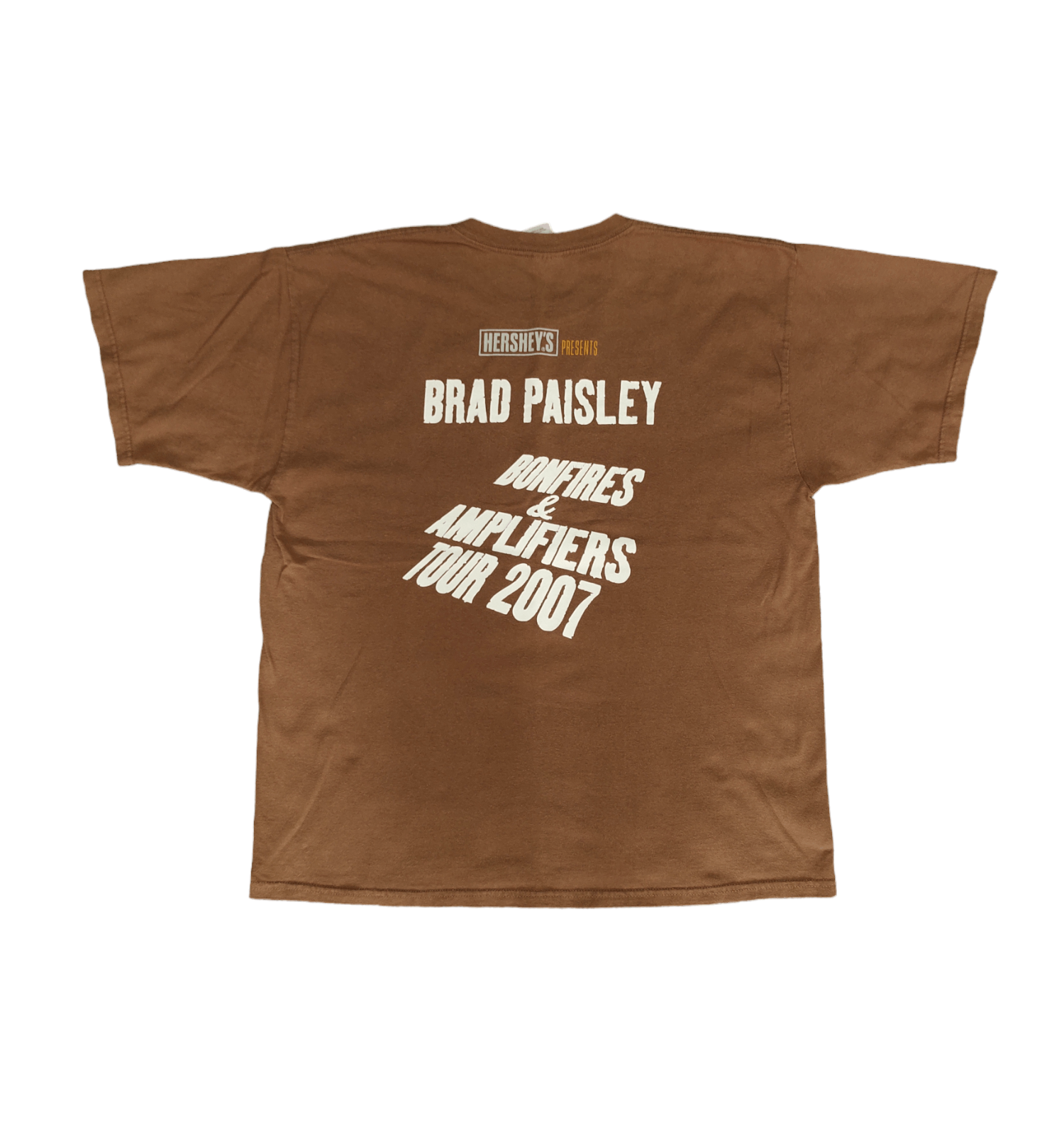 Band Tees Vintage 00s Brad Paisley Bonfire & Amplifiers Tour T-Shirt Size US XL / EU 56 / 4 - 8 Thumbnail