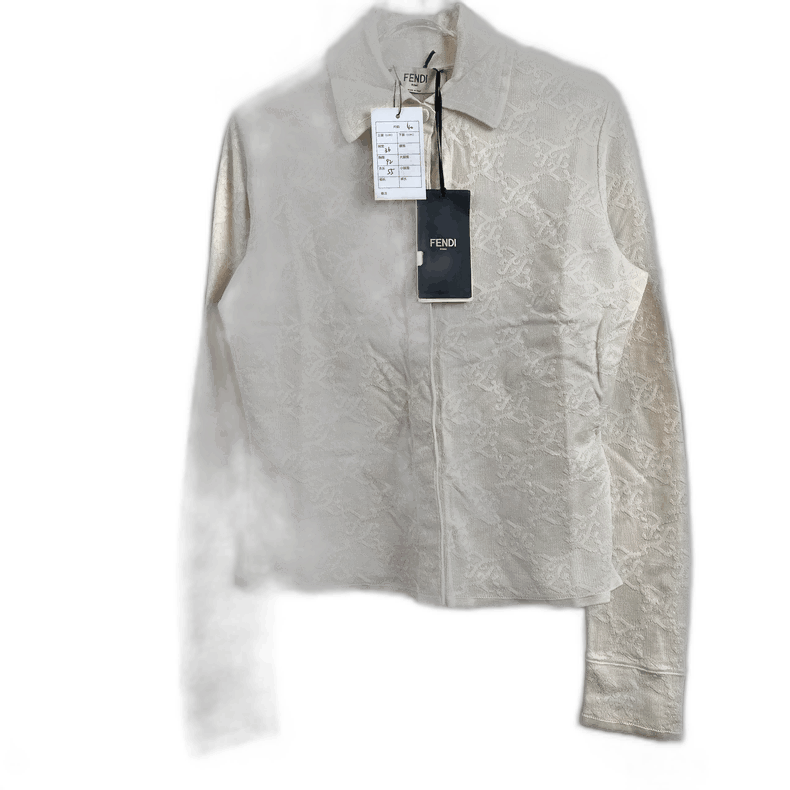 Fendi Short Floral Cardigan