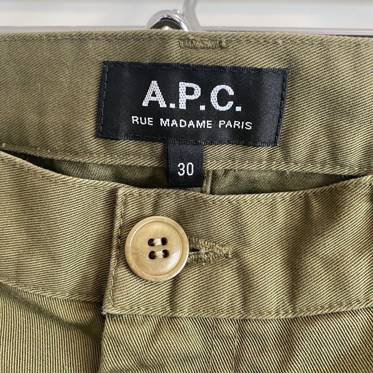A.P.C. A.P.C. Kingsten Straight Leg Pants (Khaki) Size US 30 / EU 46 - 4 Thumbnail
