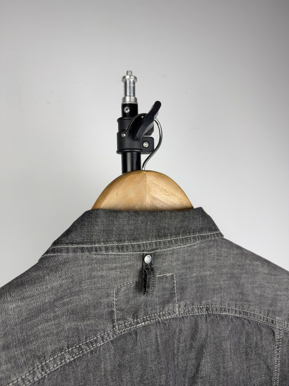 G-Star 00s Y2K G-Star RAW Denim Western Shirt Snap Button Grey Size US L / EU 52-54 / 3 - 12 Thumbnail