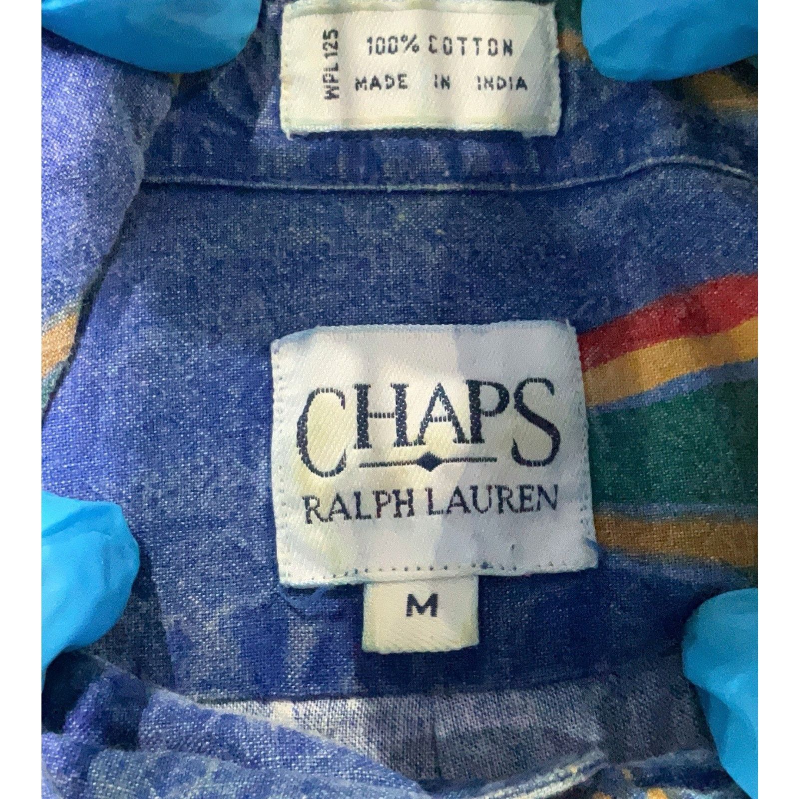 Chaps VTG Chaps Ralph Lauren Shirt Short Sleeve Button Up Umbrella Size US M / EU 48-50 / 2 - 4 Thumbnail