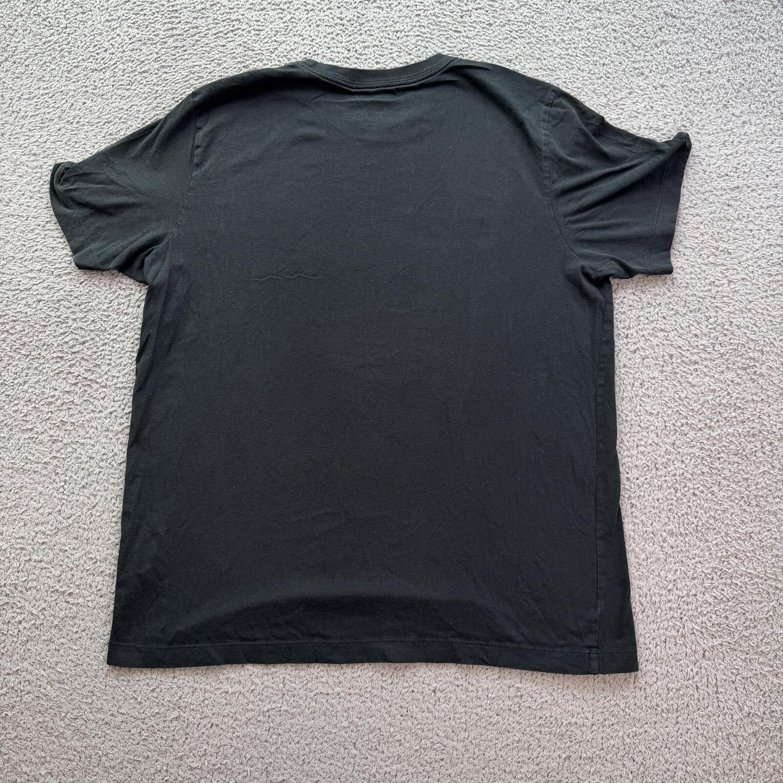Nike Nike Black Swoosh T Shirt Mens M Classic Logo Athletic Tee Size US M / EU 48-50 / 2 - 2 Thumbnail