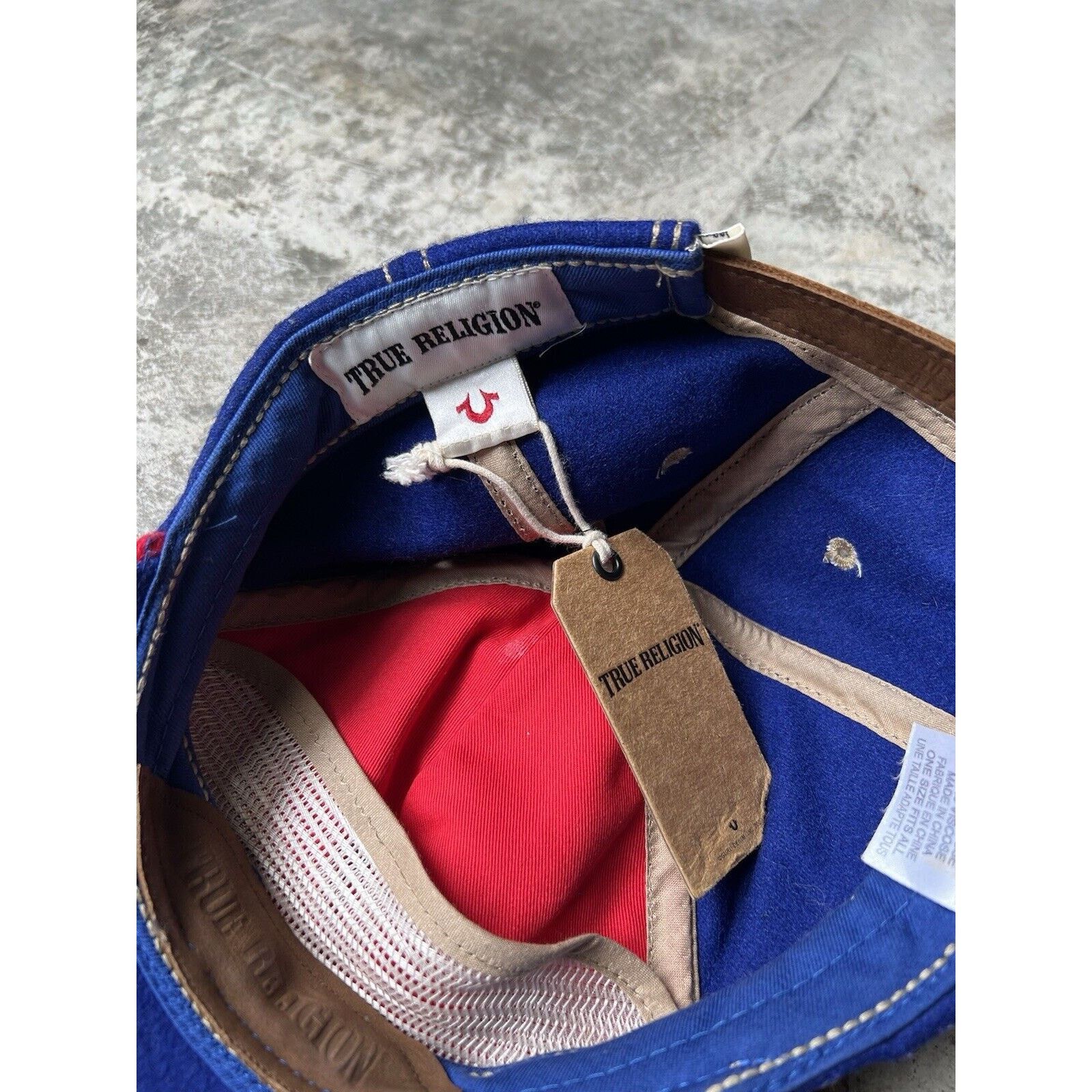 True Religion NWT True Religion Hat Rare Y2K Distressed Vintage Wool Size ONE SIZE - 3 Thumbnail