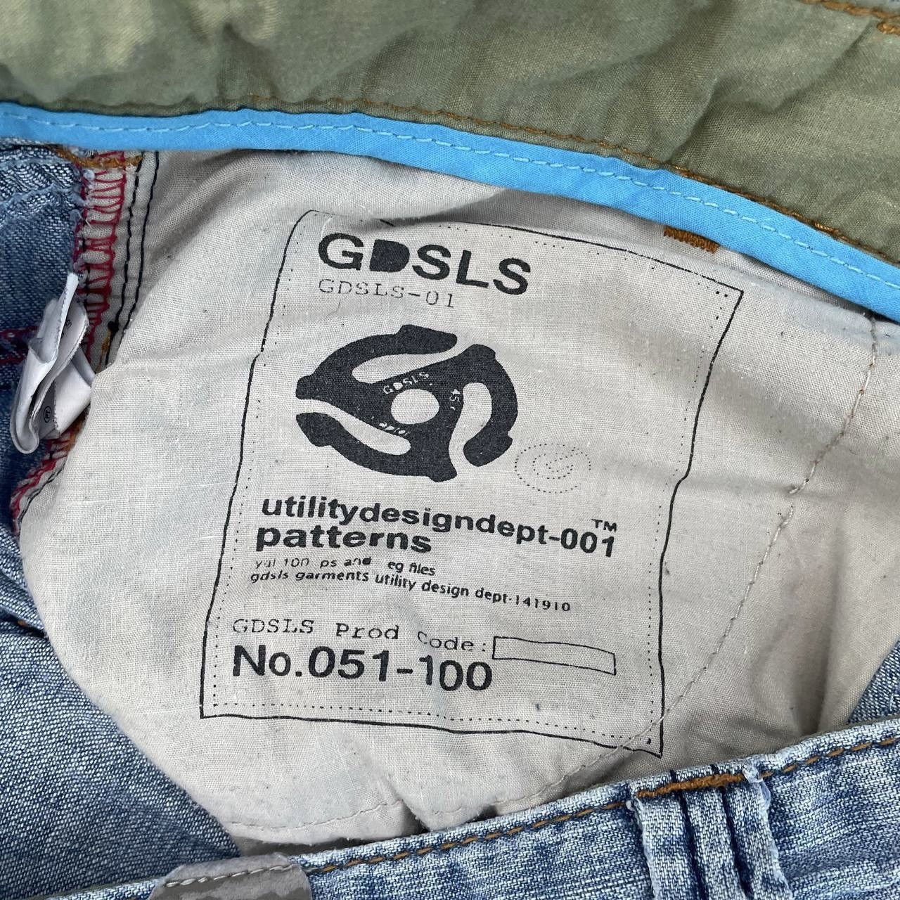 Le Grande Bleu (L.G.B.) Vintage Japanese Style GDSLS Crazy Fit Jeans Double Knee Size US 32 / EU 48 - 9 Thumbnail