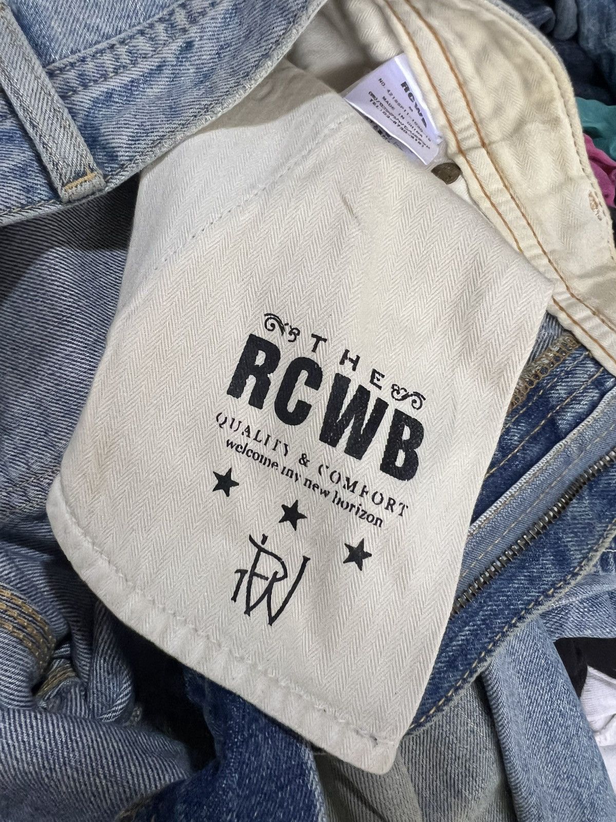 Japanese Brand 🔥Rare RCWB & Co Distressed Denim Size US 32 / EU 48 - 17 Thumbnail