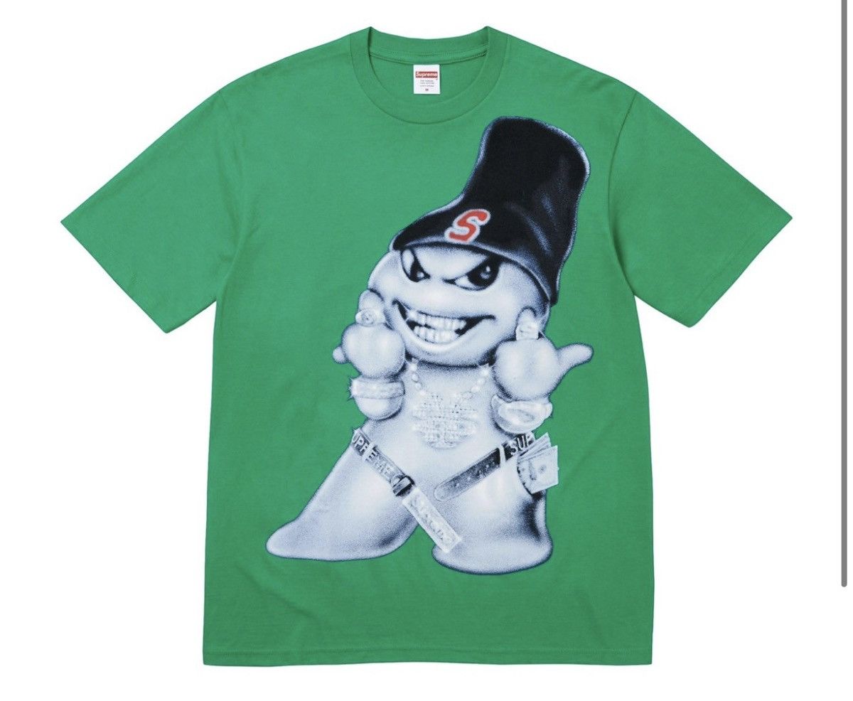 Supreme Supreme Snowman Tee – Green (M) Size US M / EU 48-50 / 2 - 1 Thumbnail