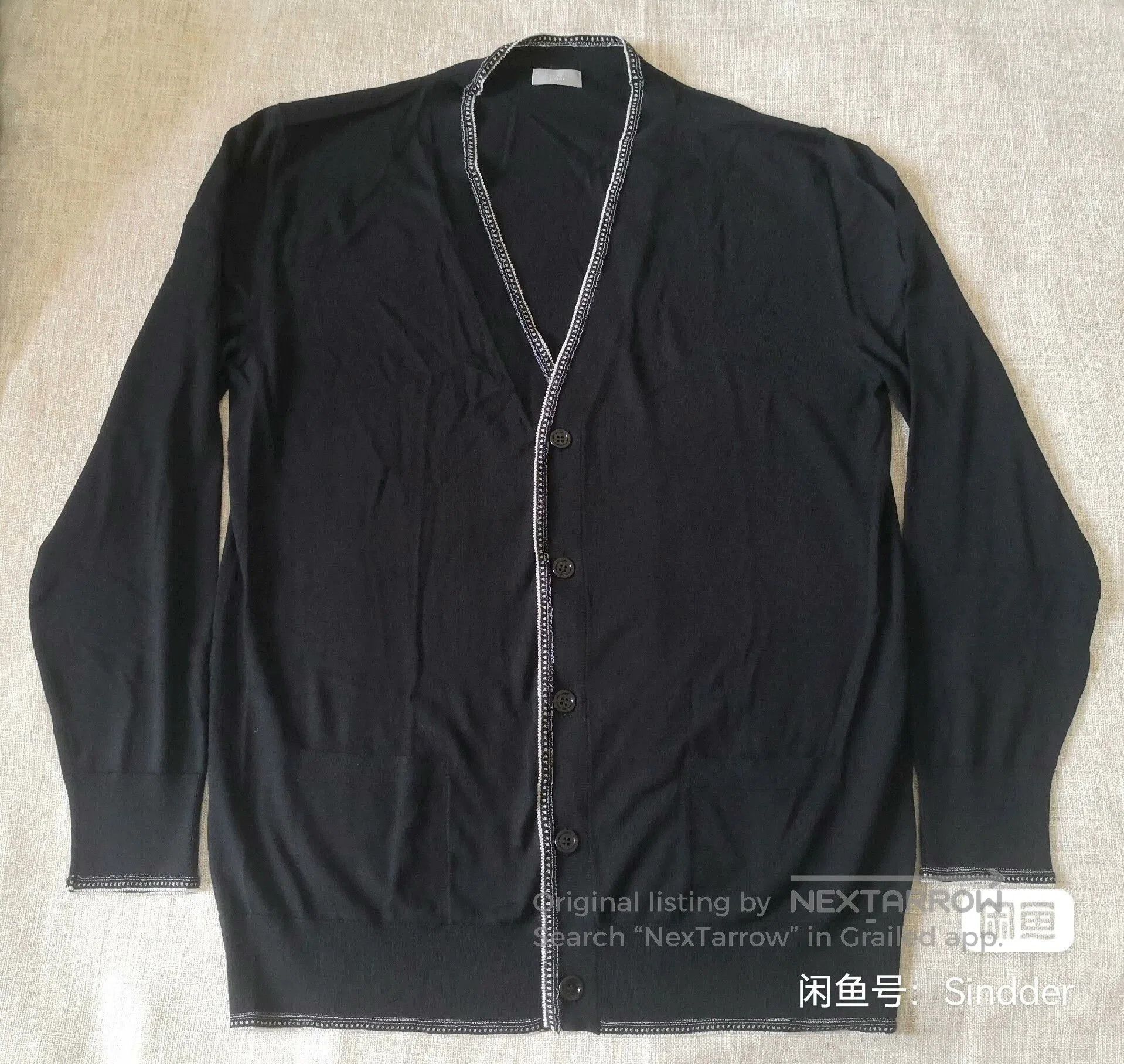 Dior Dior Wool Knit Cardigan. Size US L / EU 52-54 / 3 - 1 Thumbnail