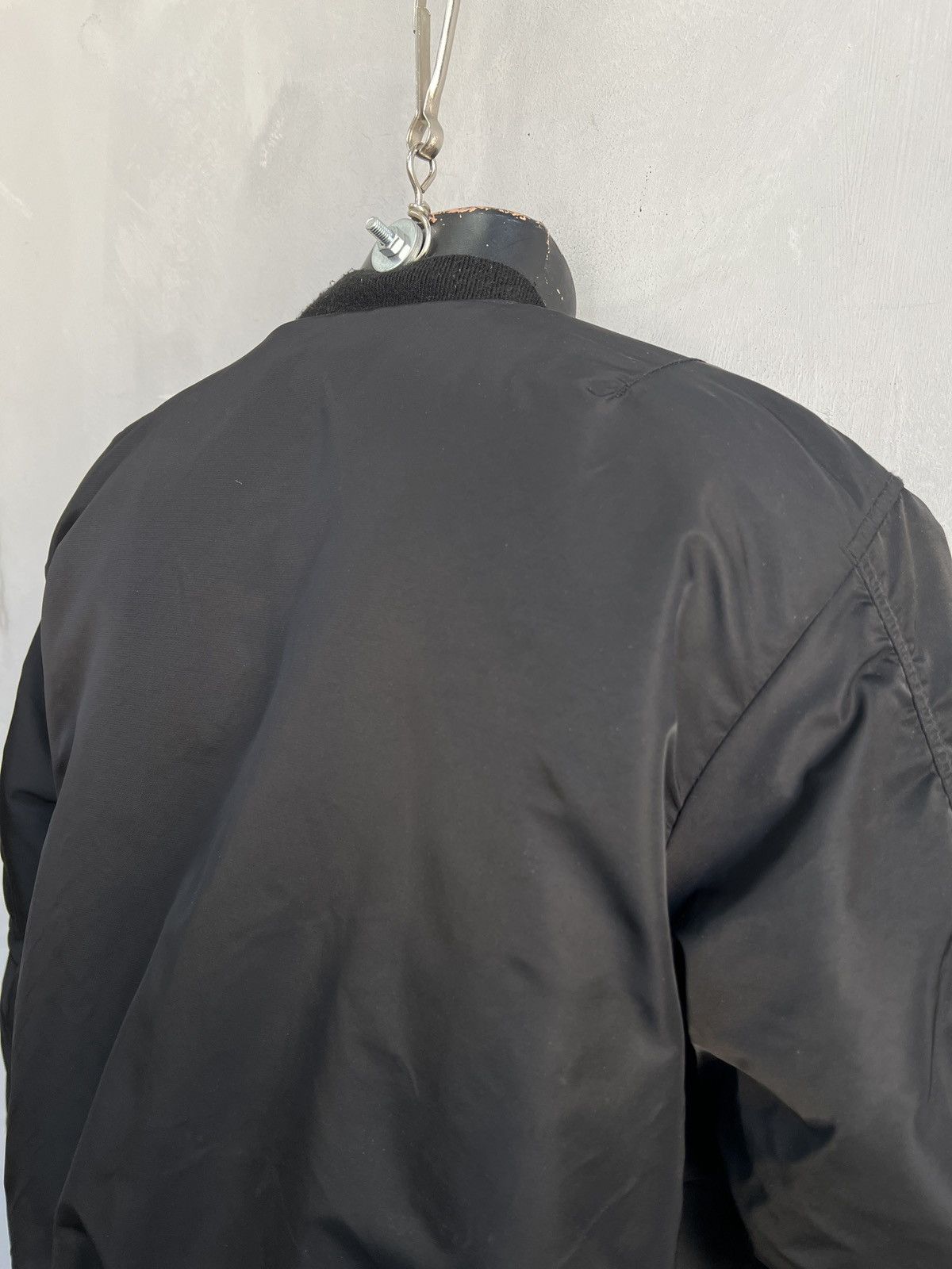 Alpha Industries Vintage Black MA1 Bomber Jacket Military kanye west style Size US M / EU 48-50 / 2 - 9 Thumbnail