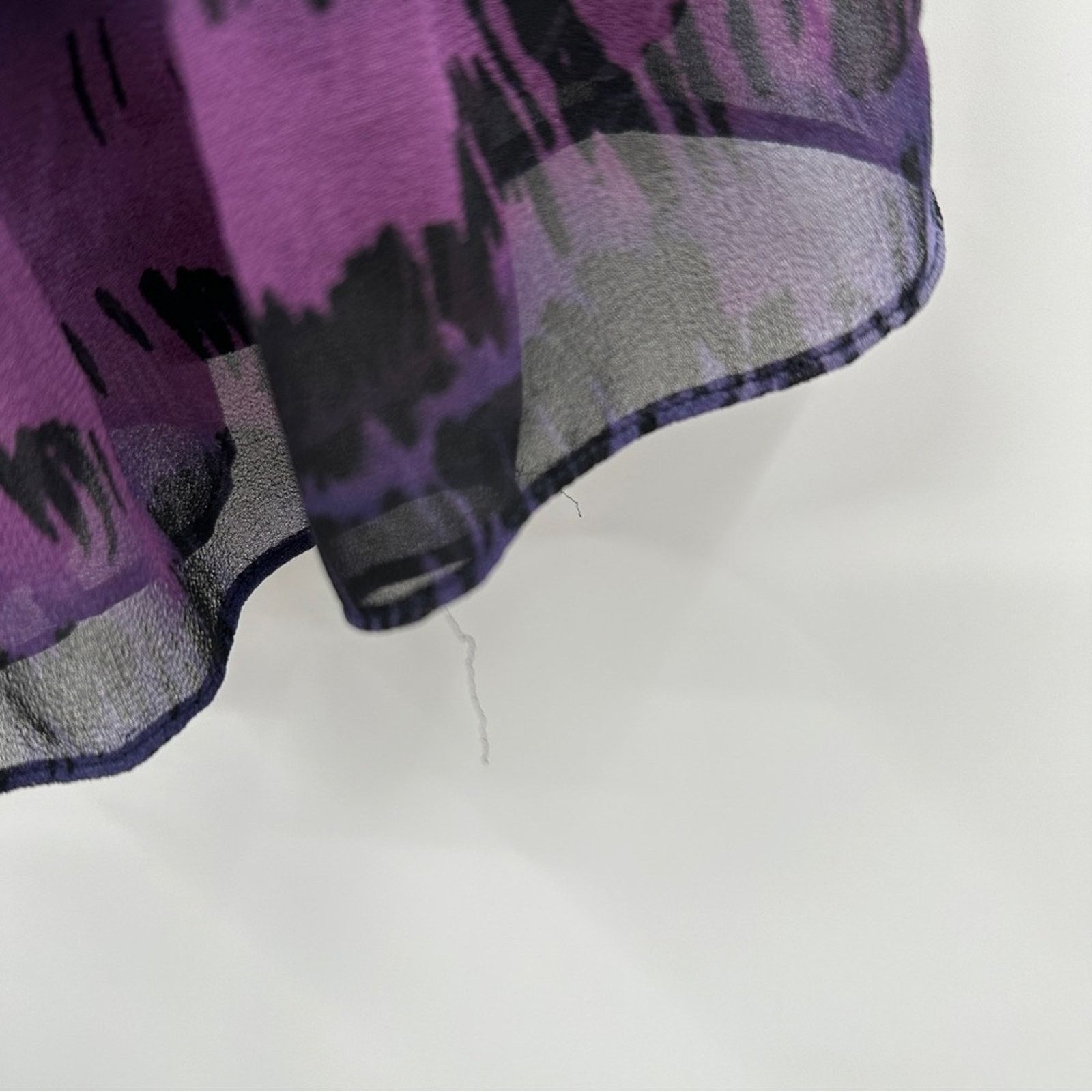 MISA Los Angeles Misa Los Angeles Becca Purple Tie Dye Tassel Tie Mini Dress Size XS / US 0-2 / IT 36-38 - 12 Thumbnail