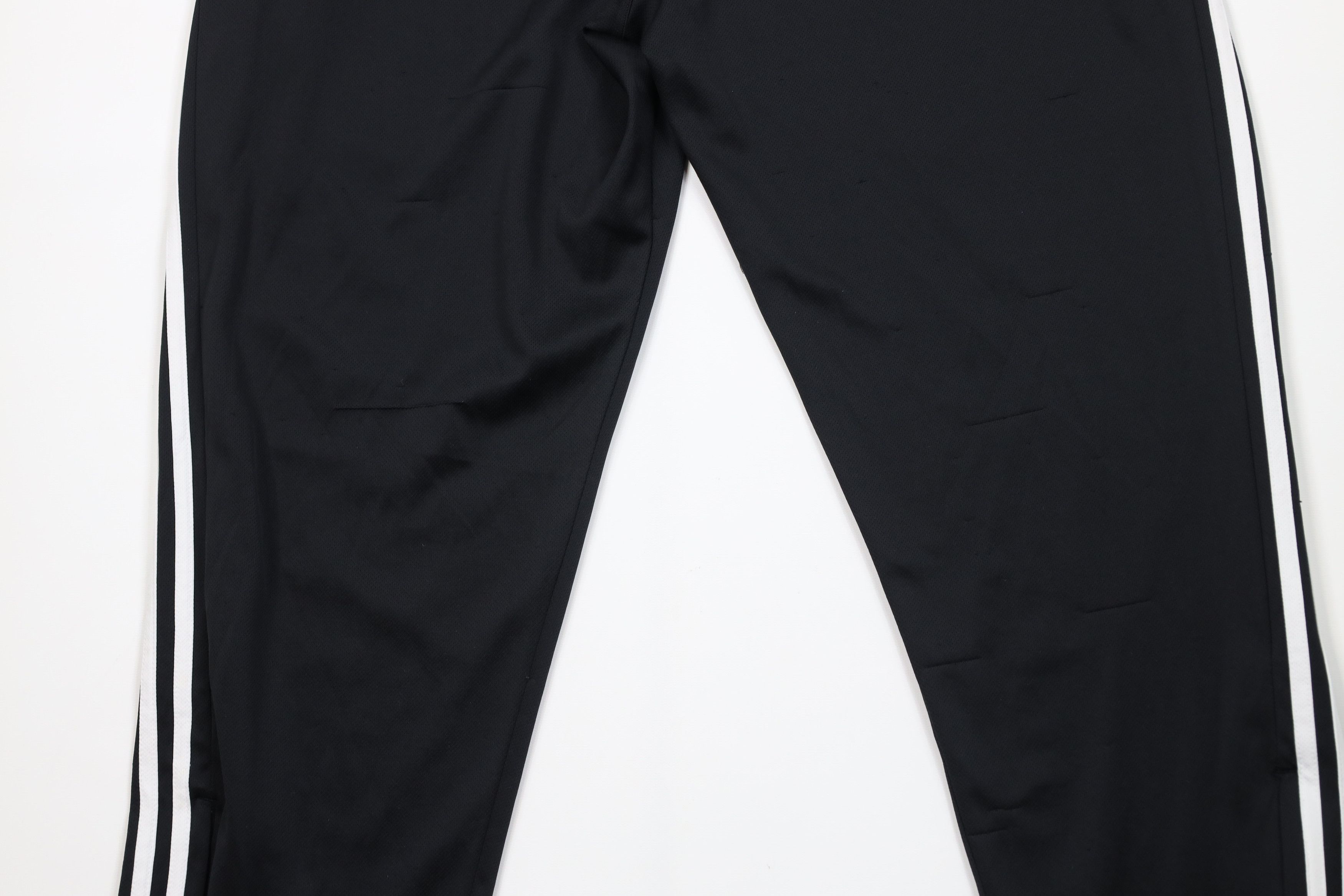Adidas Vintage Y2K Adidas Spell Out Striped Knit Sweatpants Black Size US 38 / EU 54 - 12 Thumbnail