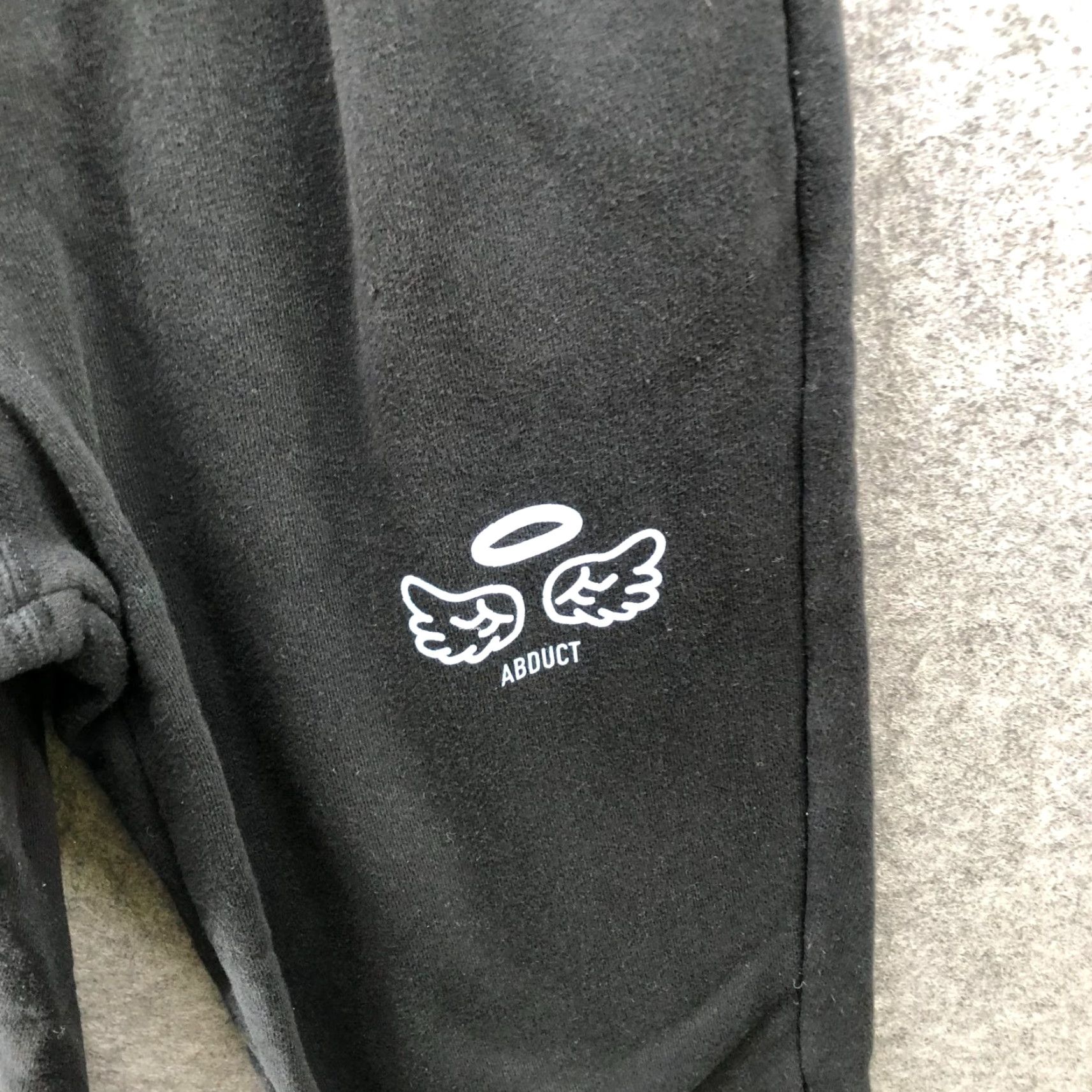 Vintage Fly Angel Art Sweatpants Womens M Black 100% Cotton Fleece Jogger Pants Medium Black Womens M Sweatpants Fly Angel Art Size 32" / US 10 / IT 46 - 5 Thumbnail
